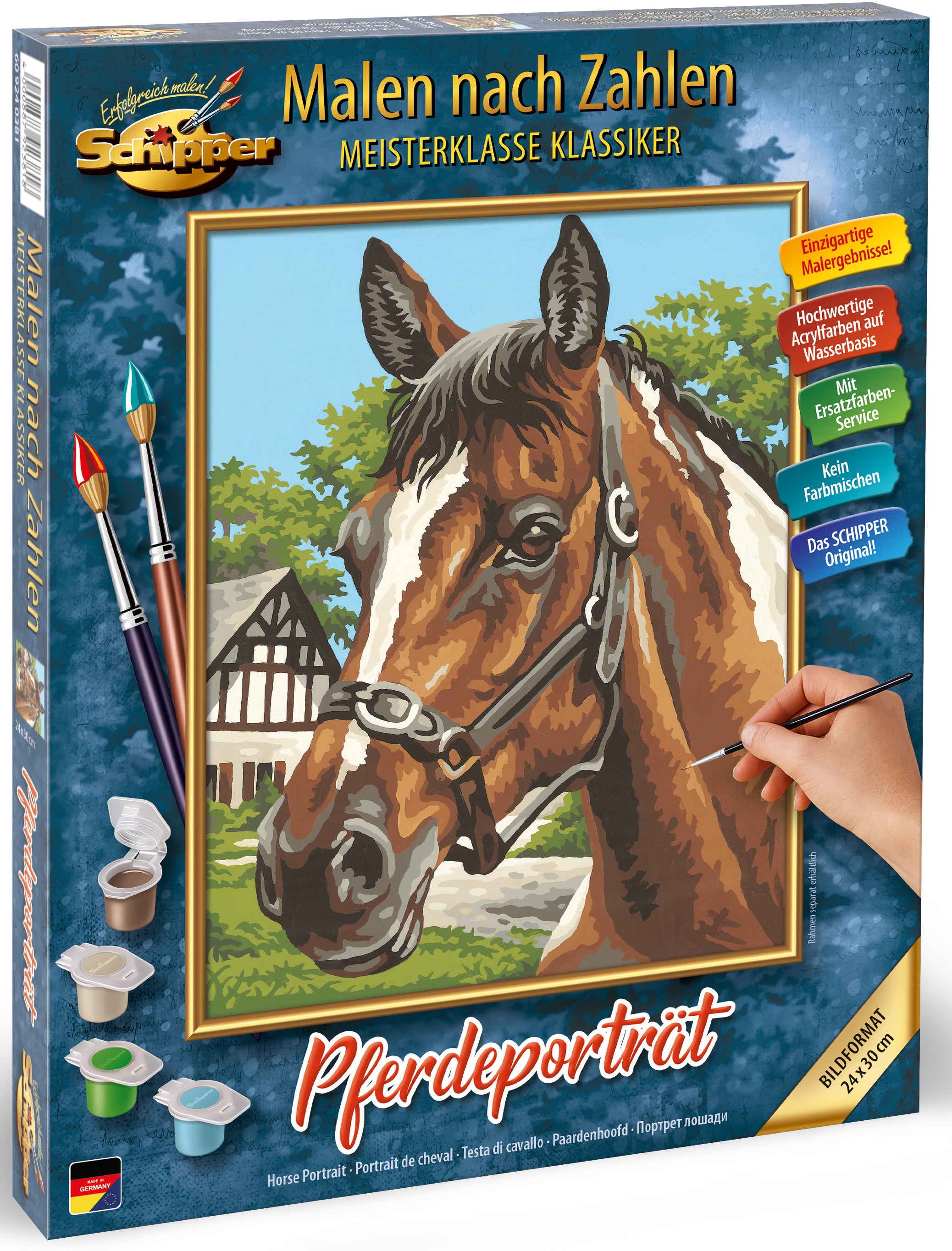 Schipper Malen nach Zahlen »Meisterklasse Klassiker - Pferdeportrait«, Made in Germany