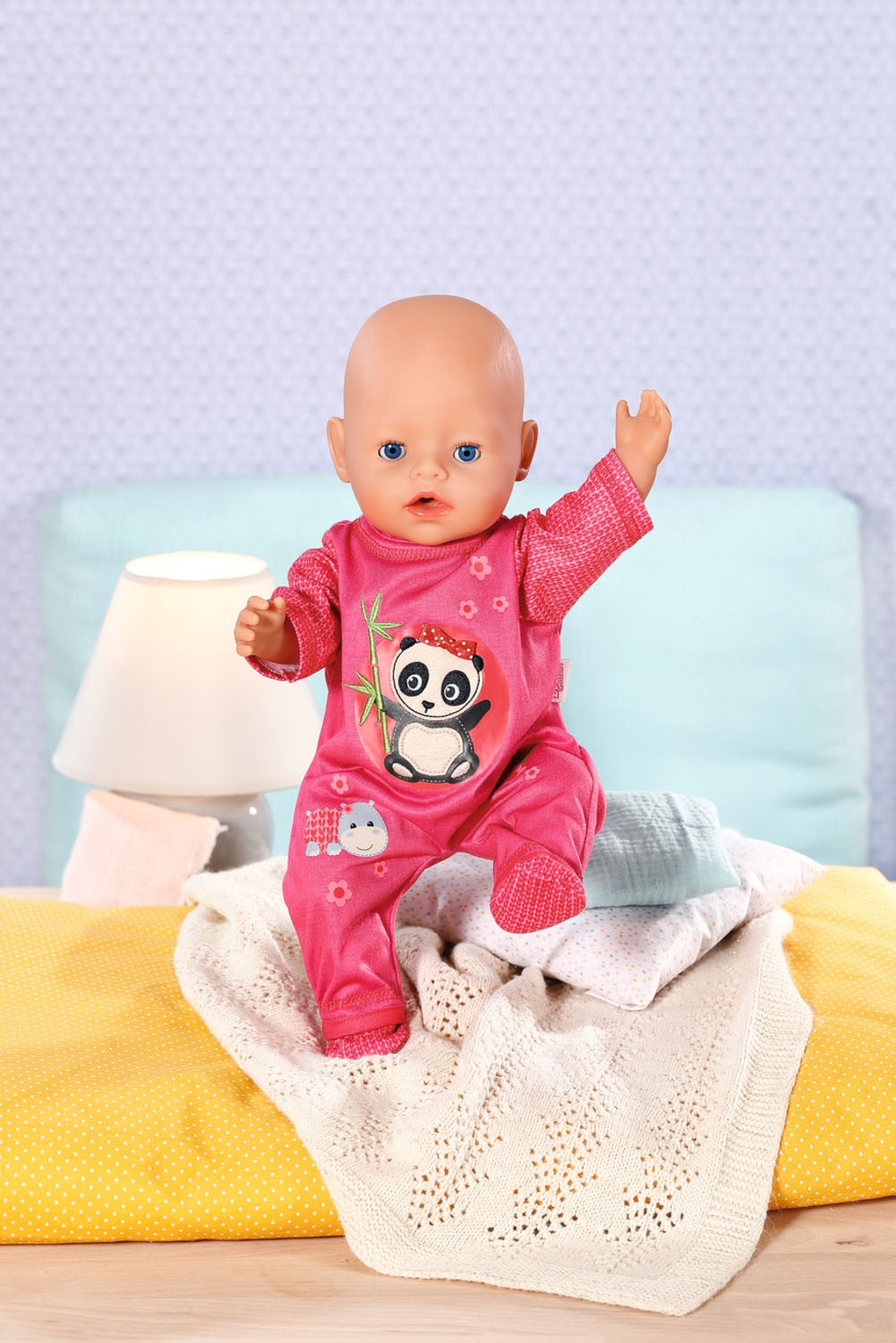 Zapf Creation® Puppenkleidung »Dolly Moda, Strampler mit Panda, 43 cm«
