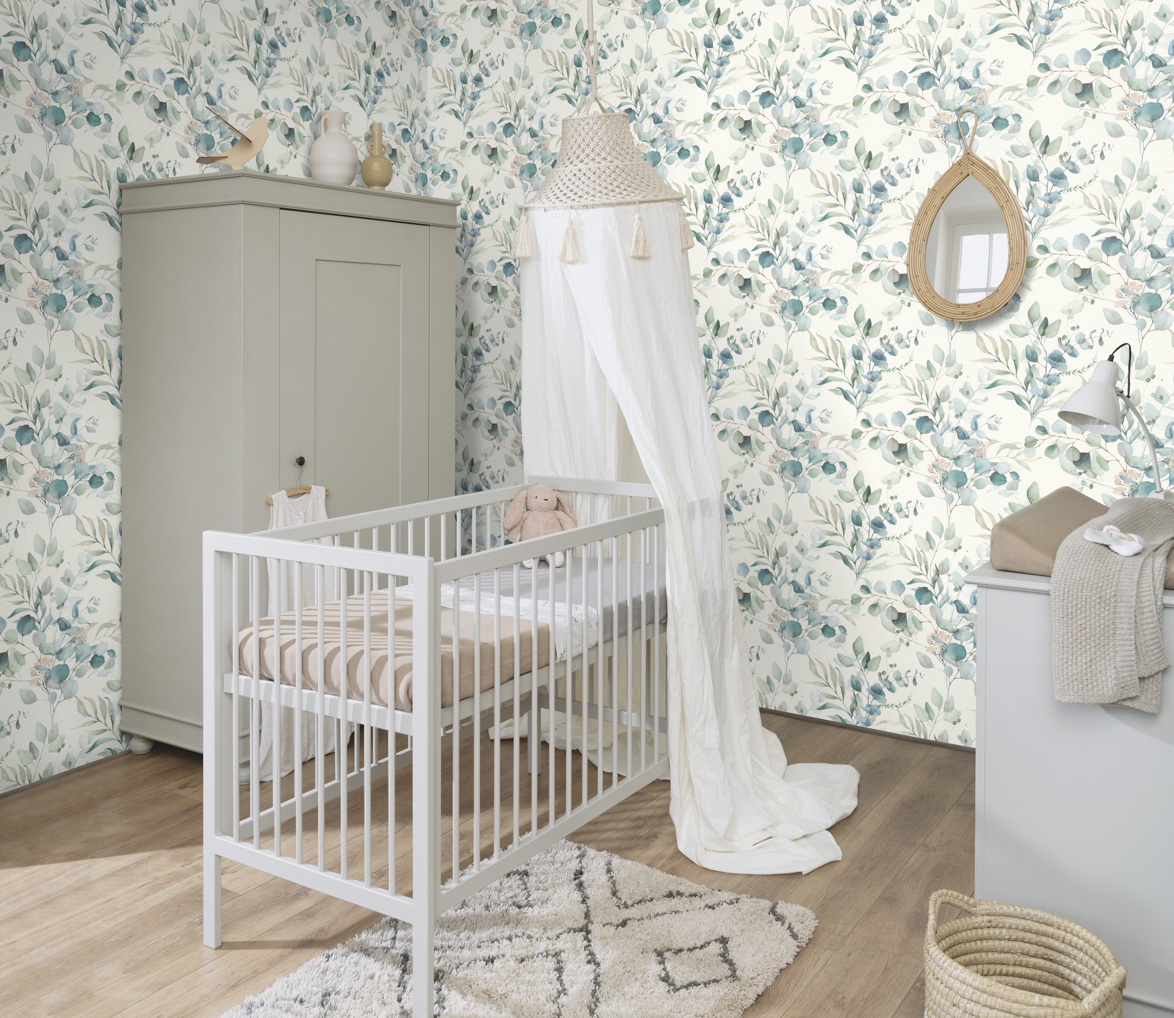 Rasch Vliestapete uni glatt