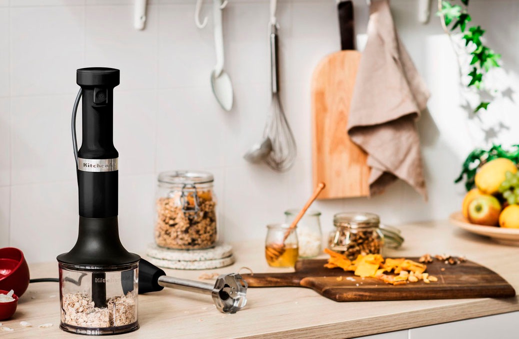 KitchenAid Stabmixer »5KHBV83EBM SCHWARZ MATT«, 180 W