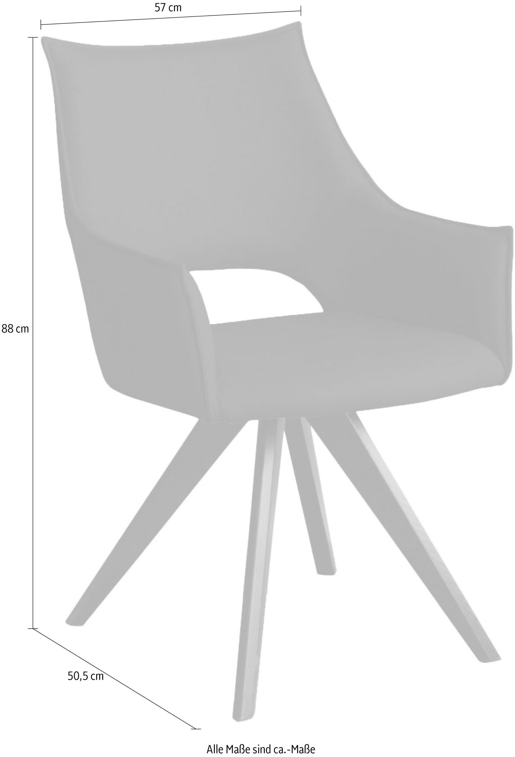 Home affaire Armlehnstuhl »Odin« () Moderner Polsterstuhl mit Stoffbezug