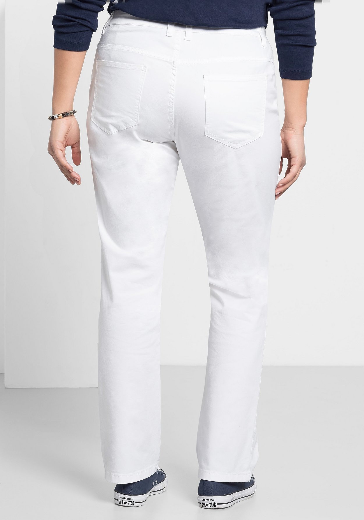 Sheego Stretch-Hose »Hose elastische Twill-Qualität«, elastische Twill-Qualität