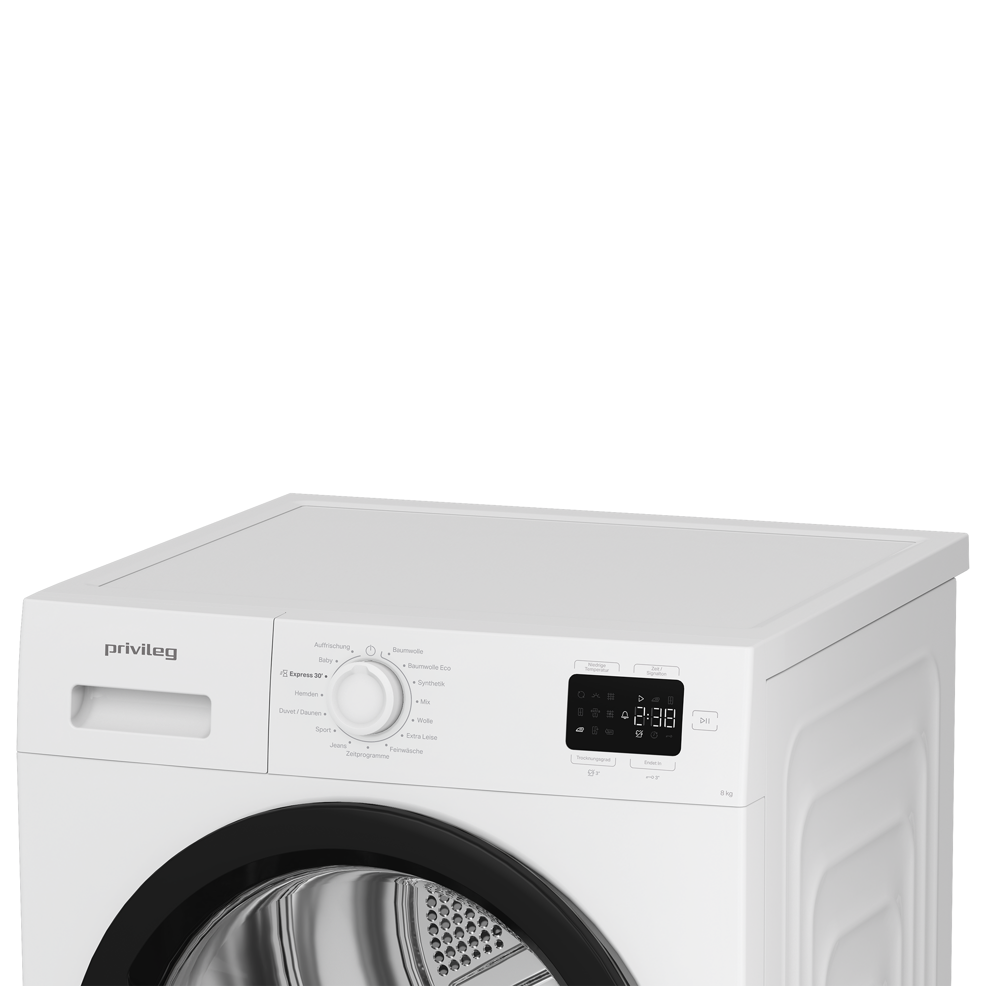 Privileg Wärmepumpentrockner »PT 840C W« MyTimeDryer Knitterschutz – verhindert die Bildung von Knitterfalten