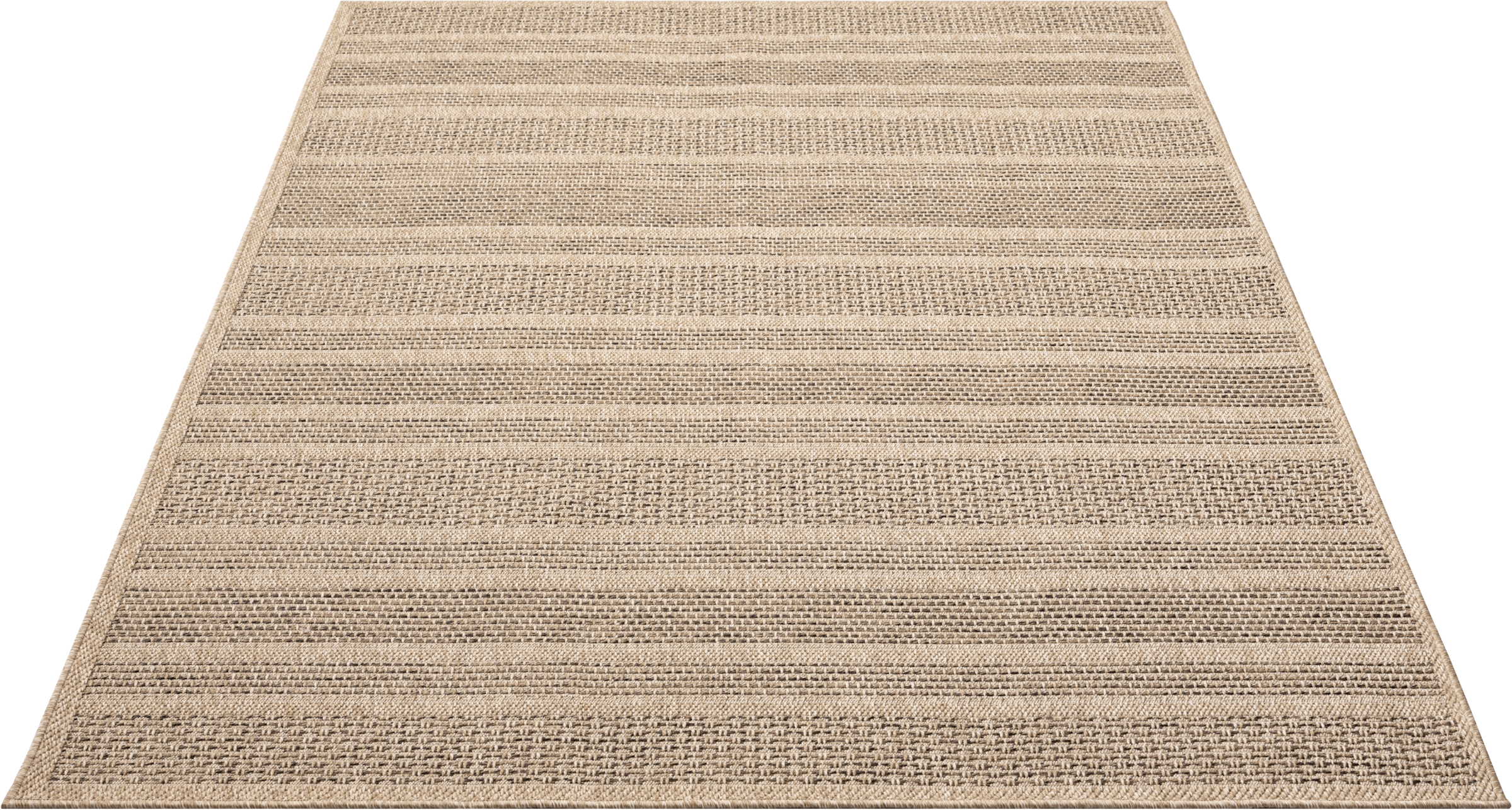 merinos Teppich »Kenzy 4« rechteckig 10 mm Höhe robuster In- und Outdoor Teppich im natürlichen Jute-Look, wetterfest