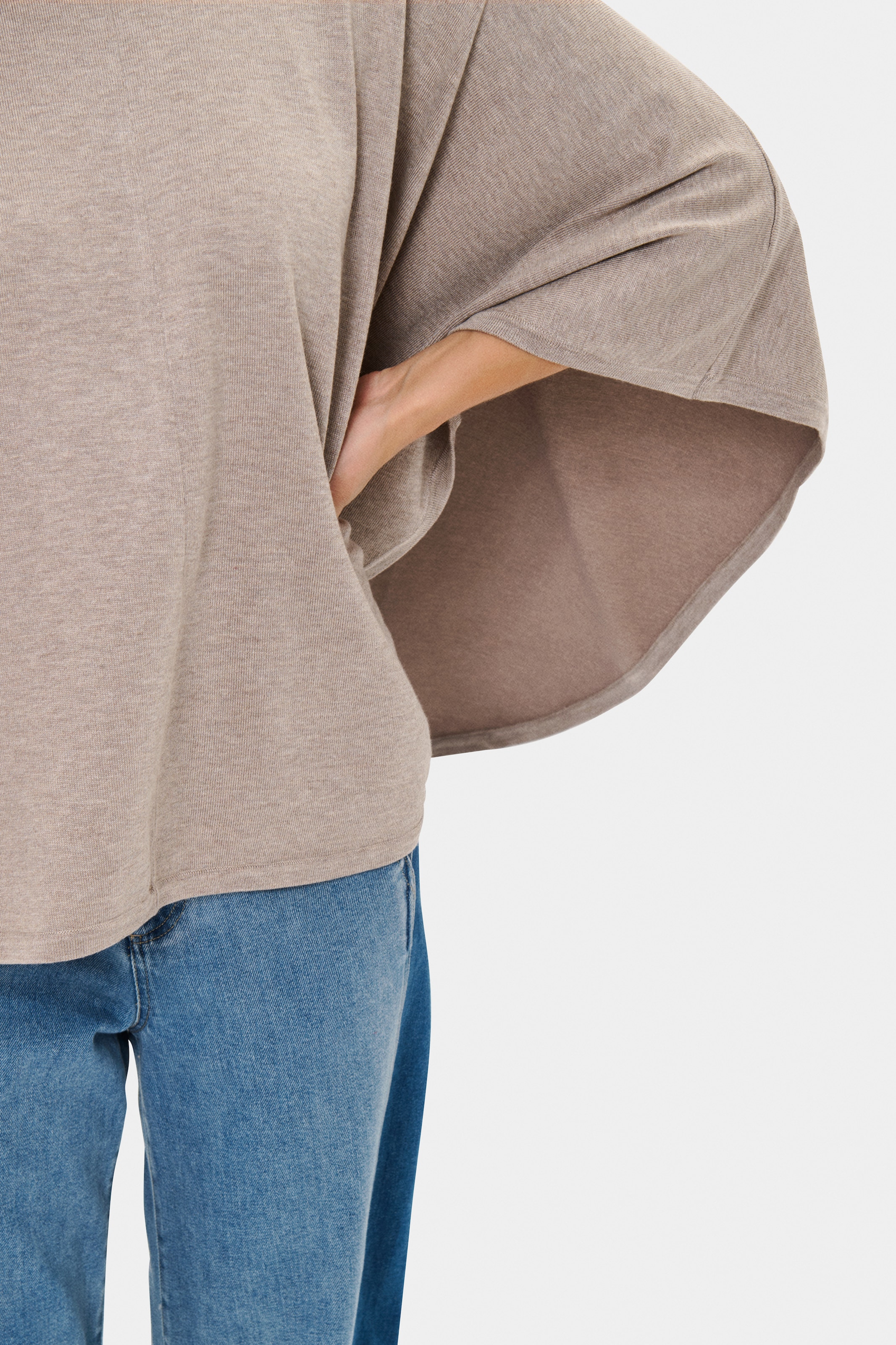 Saint Tropez Strickponcho »BilliSZ Poncho« Loose fit, Viskosemischung