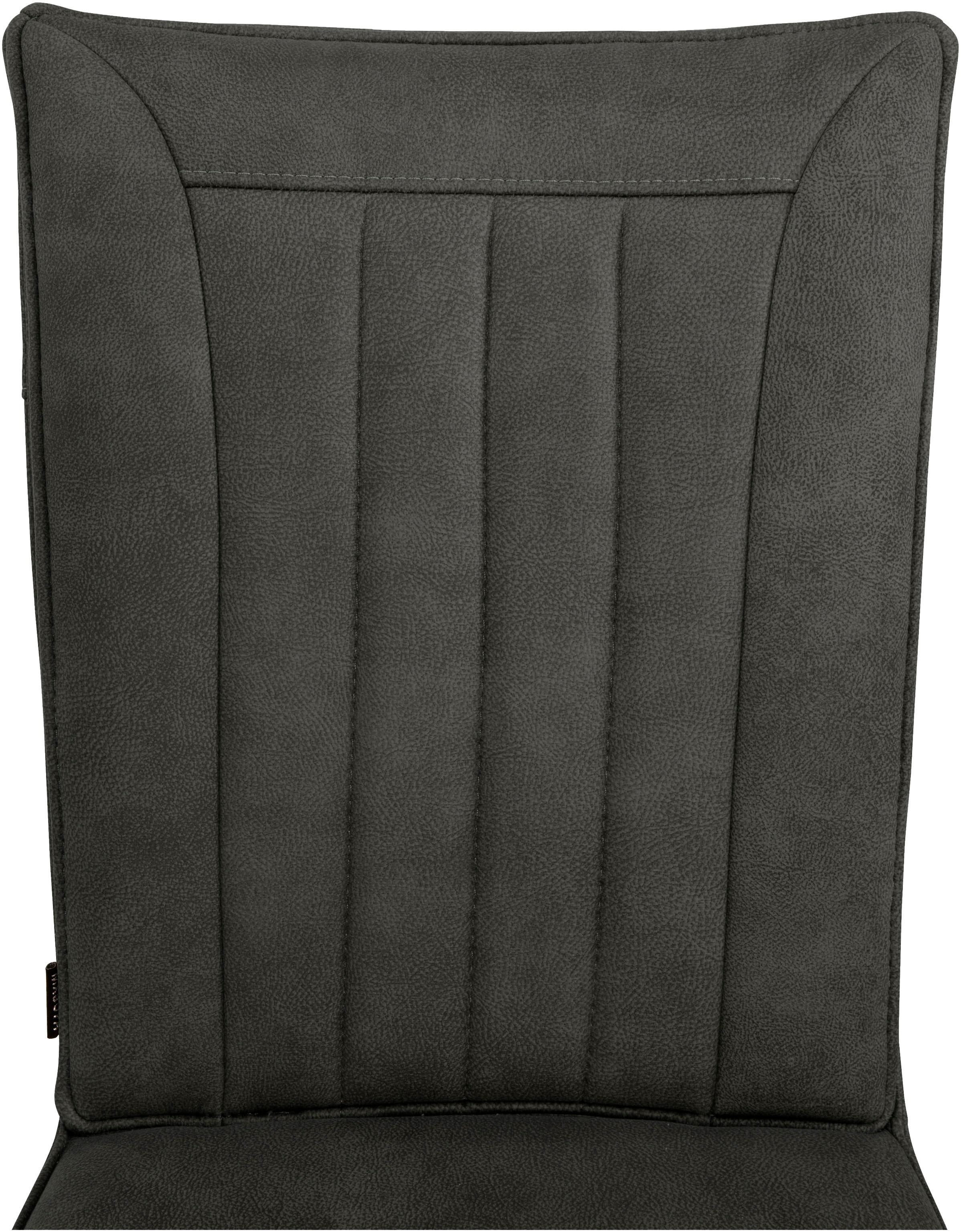 OMG Design Freischwinger »Amara«, (Set), 2 St., Stoff, Esszimmerstuhl, Küchenstuhl, pflegeleichter Bezug
