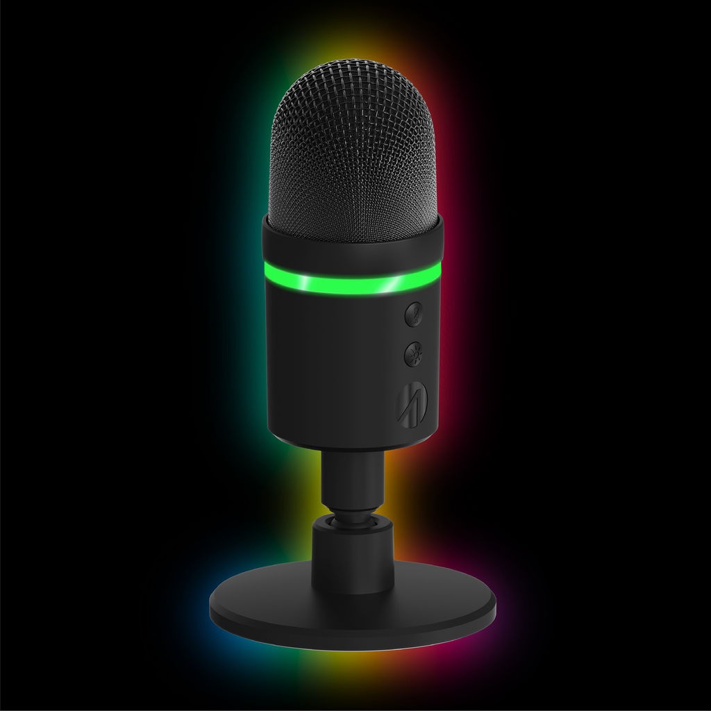 Stealth Streaming-Mikrofon »Streaming Mikrofon mit LED Beleuchtung«