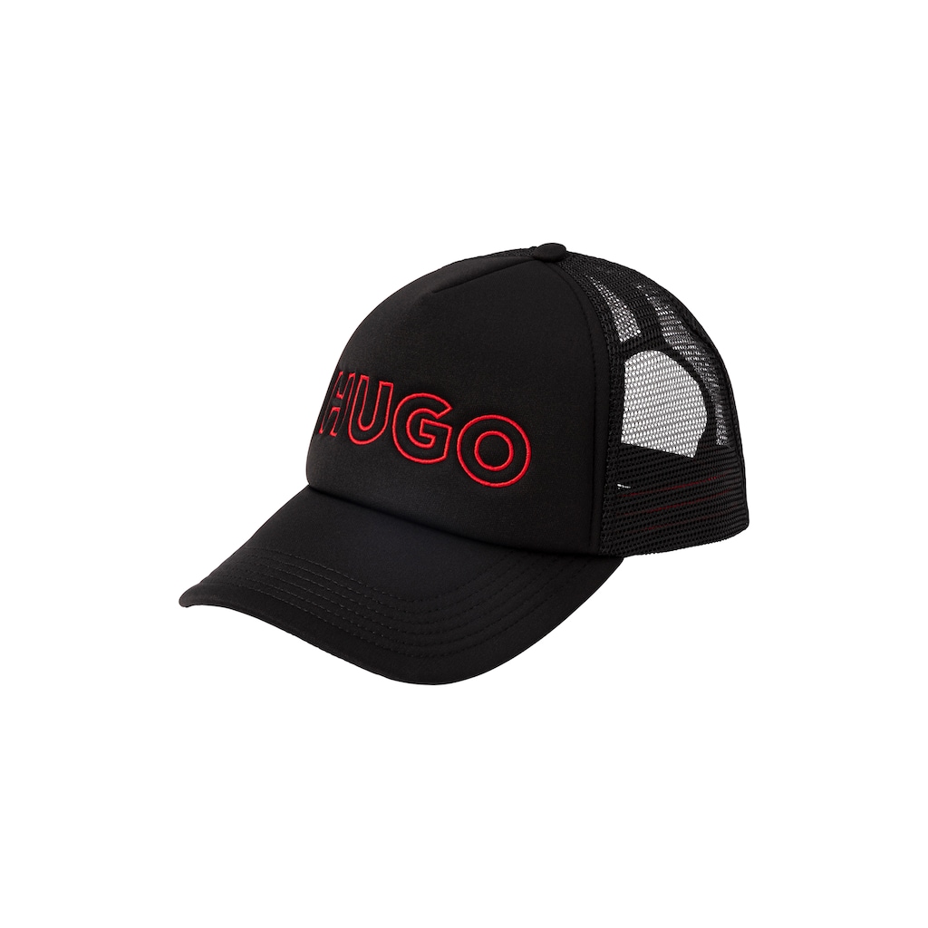 HUGO Baseball Cap »Lacey«, mit kontrastfarbener Logostickerei