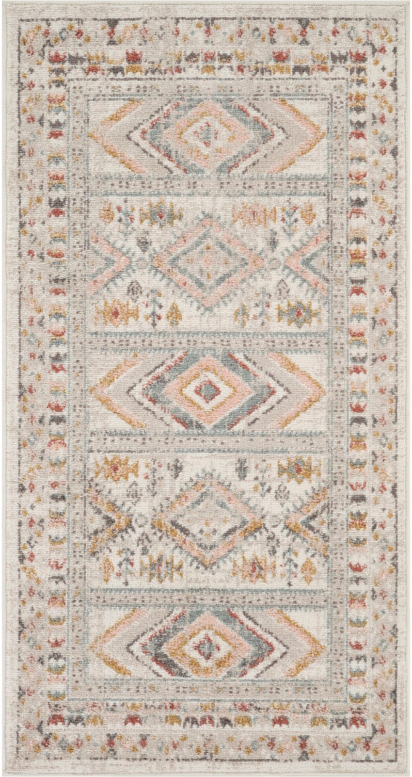 Livabliss Teppich »JAIPUR« rechteckig 13 mm Höhe Orient-Optik, Vintage Design, Boho Stil, Kurzflor, Wohnzimmer