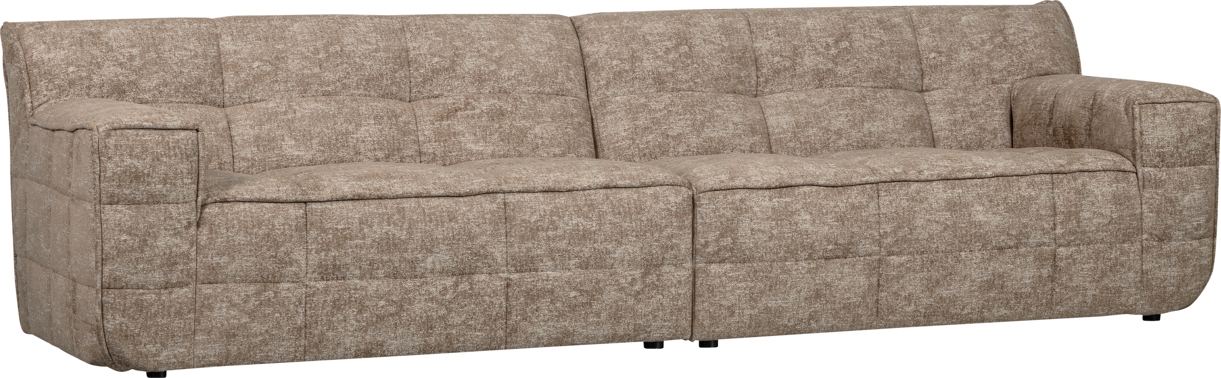 WOOOD 4-Sitzer »Sofa Timor«, frei im Raum stellbar, mit Chenille gefüttert, H 81 cm x B 297 cm