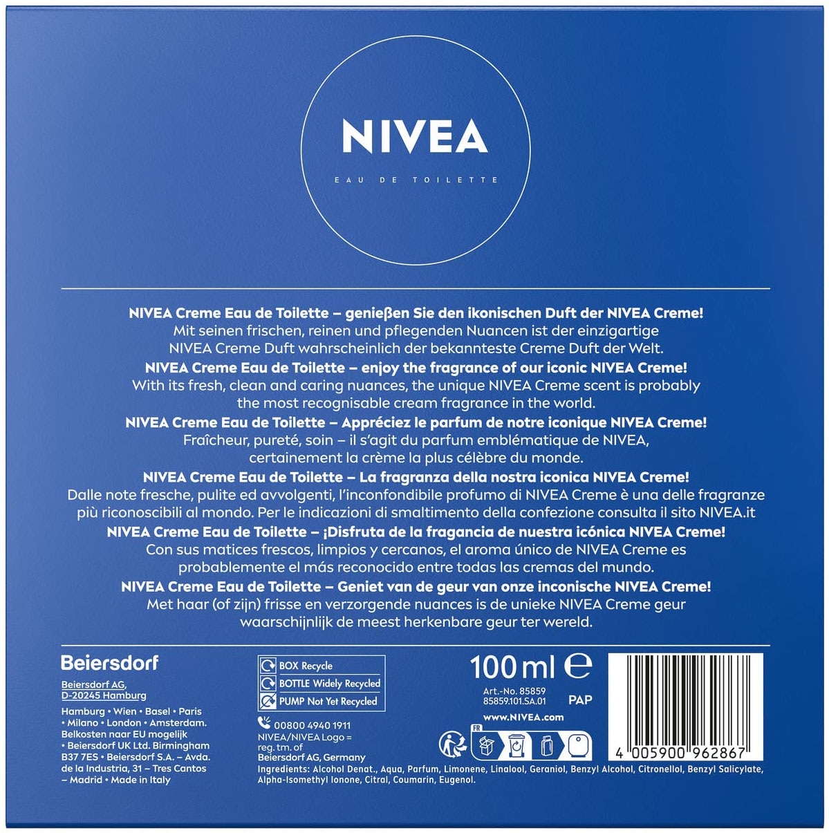 Nivea Eau de Toilette »NIVEA Eau de Toilette«