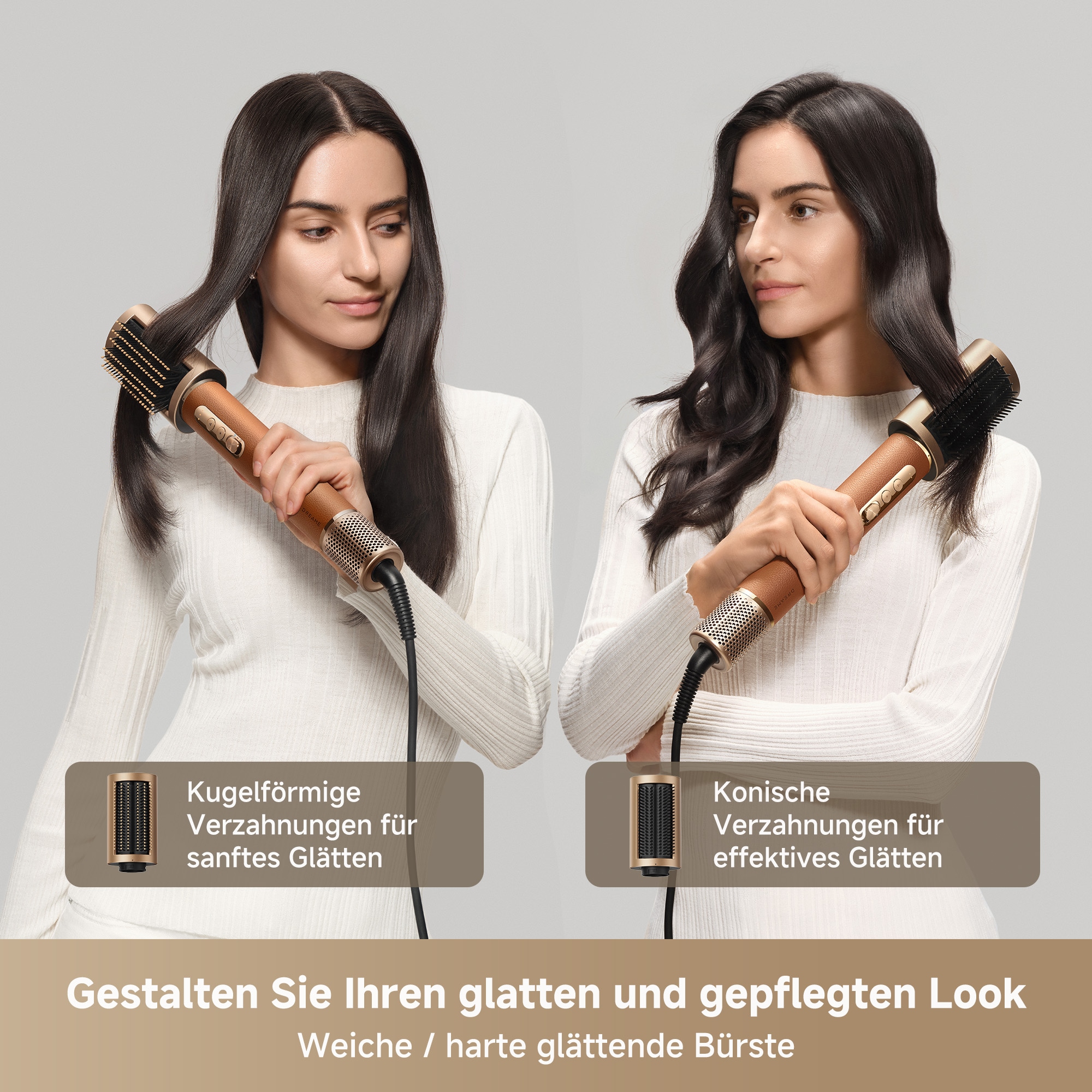 Dreame Multihaarstyler »Airstyle Pro«, 7 Aufsätze, 7 Aufsätze, 3 Temperatur- & Geschwindigkeitsstufen, leise mit 75 dB