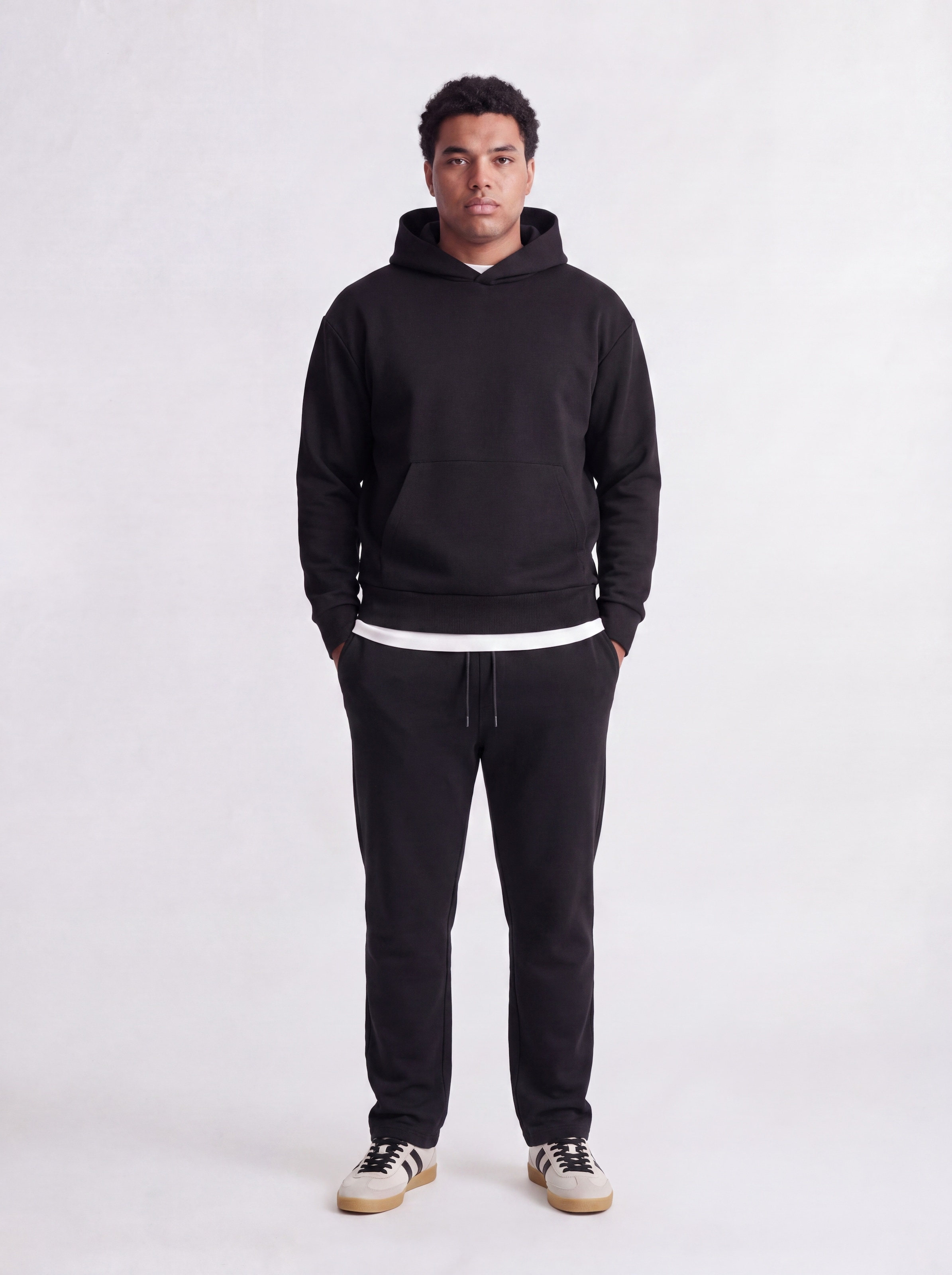 Jack & Jones PlusSize Sweathose »JPSTKANE BRADLEY UNC SWT PANT NOOS PLS«  Materialmix, relaxed fit