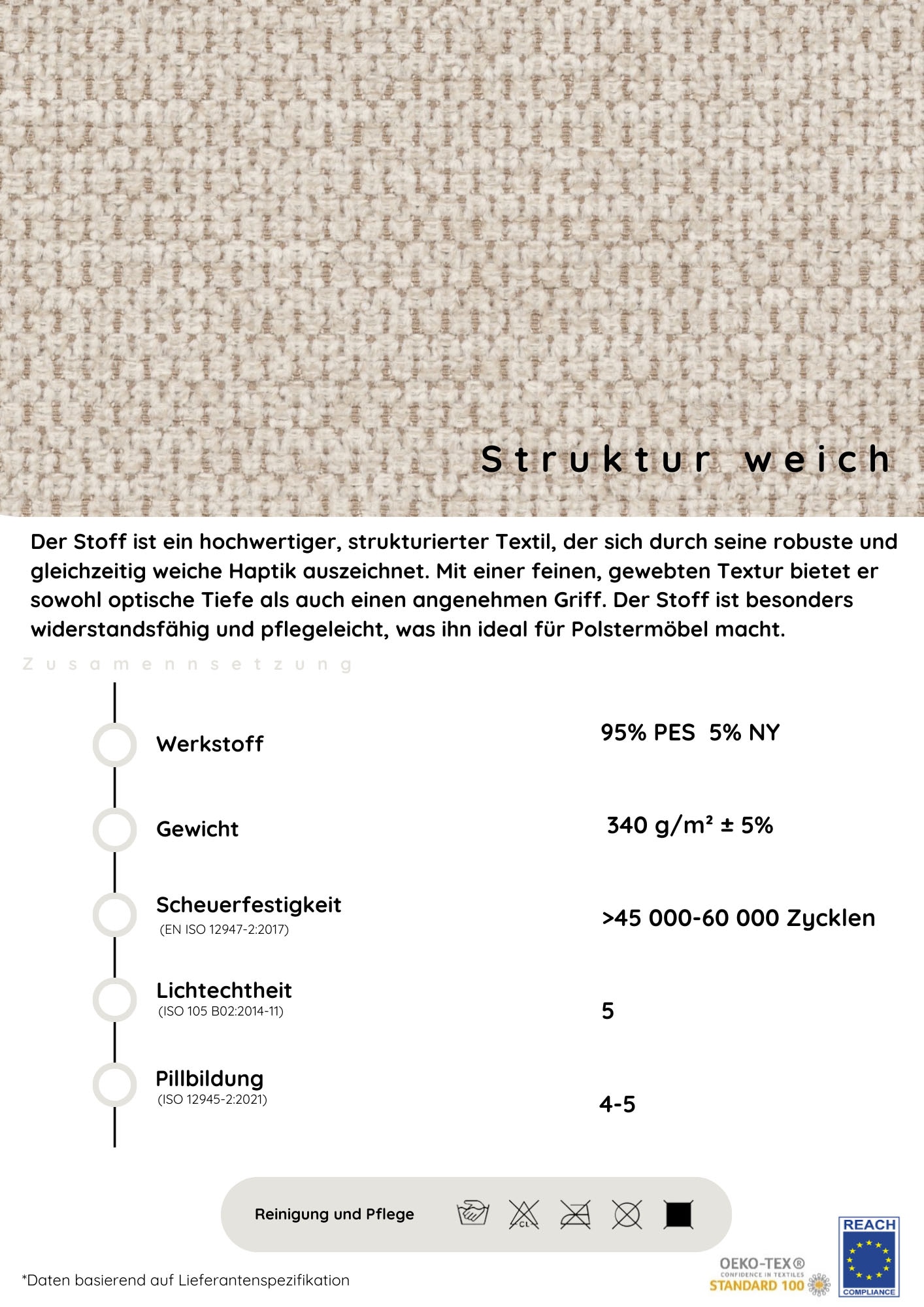 Home affaire Wohnlandschaft »Toni U-Form«, mit zwei gleich großen Ottomanen, Federkern-Polsterung