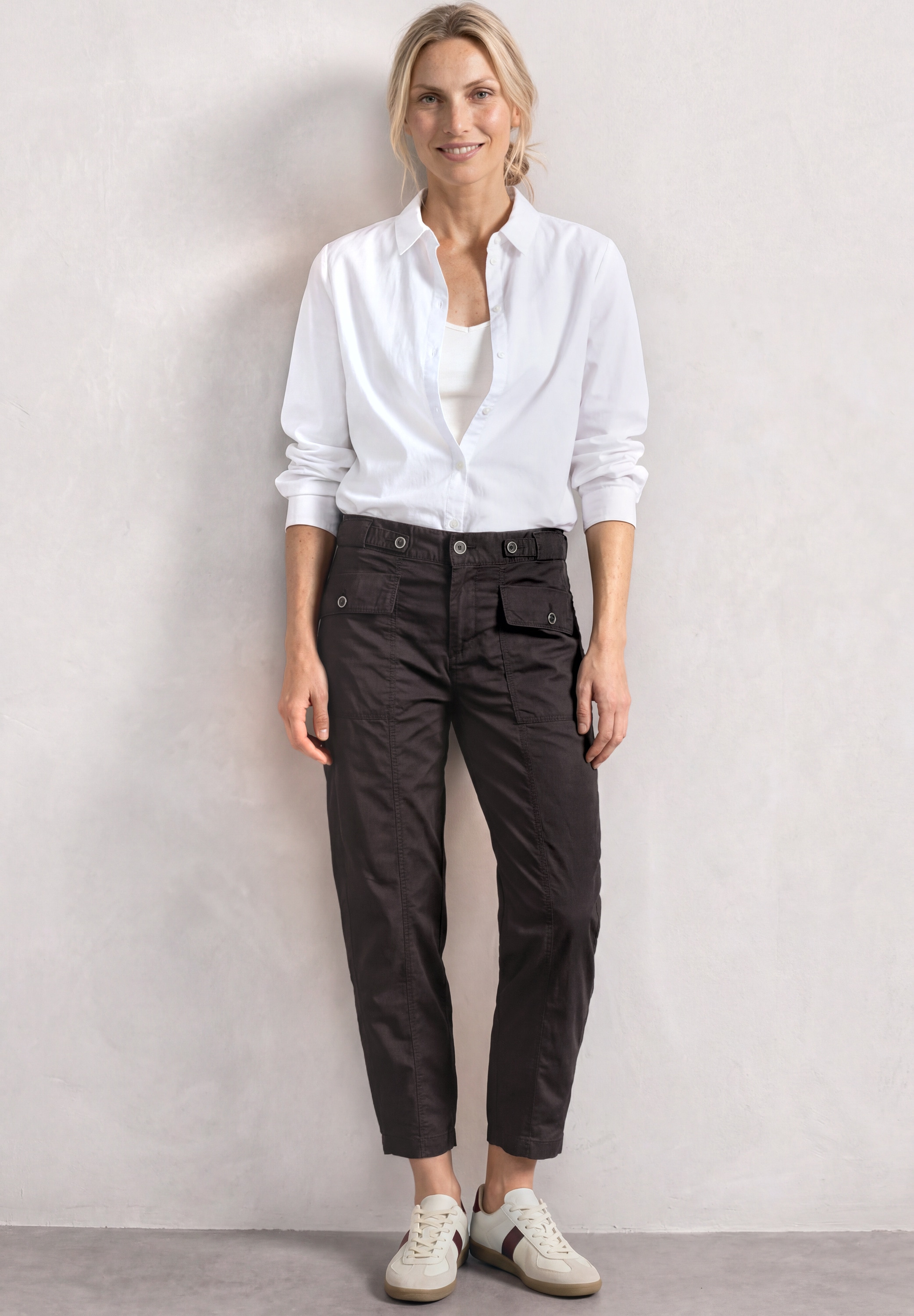 STREET ONE Stoffhose »Style Karlie«  Sommerhose in Papertouch-Qualität