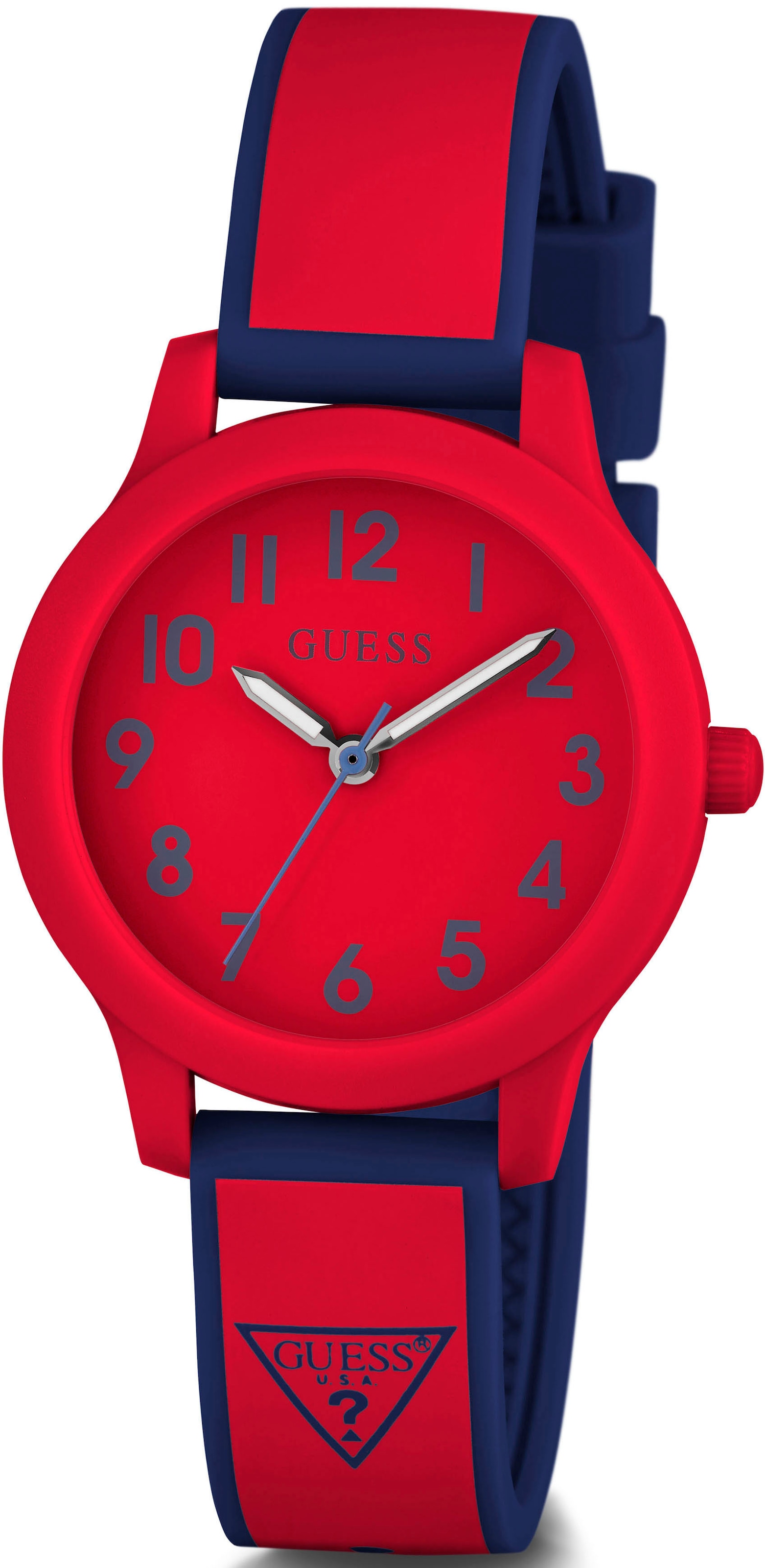 Guess Quarzuhr »JESSE«, Armbanduhr, Kinderuhr, Mädchen, Junge, Geschenkidee, Silikonarmband