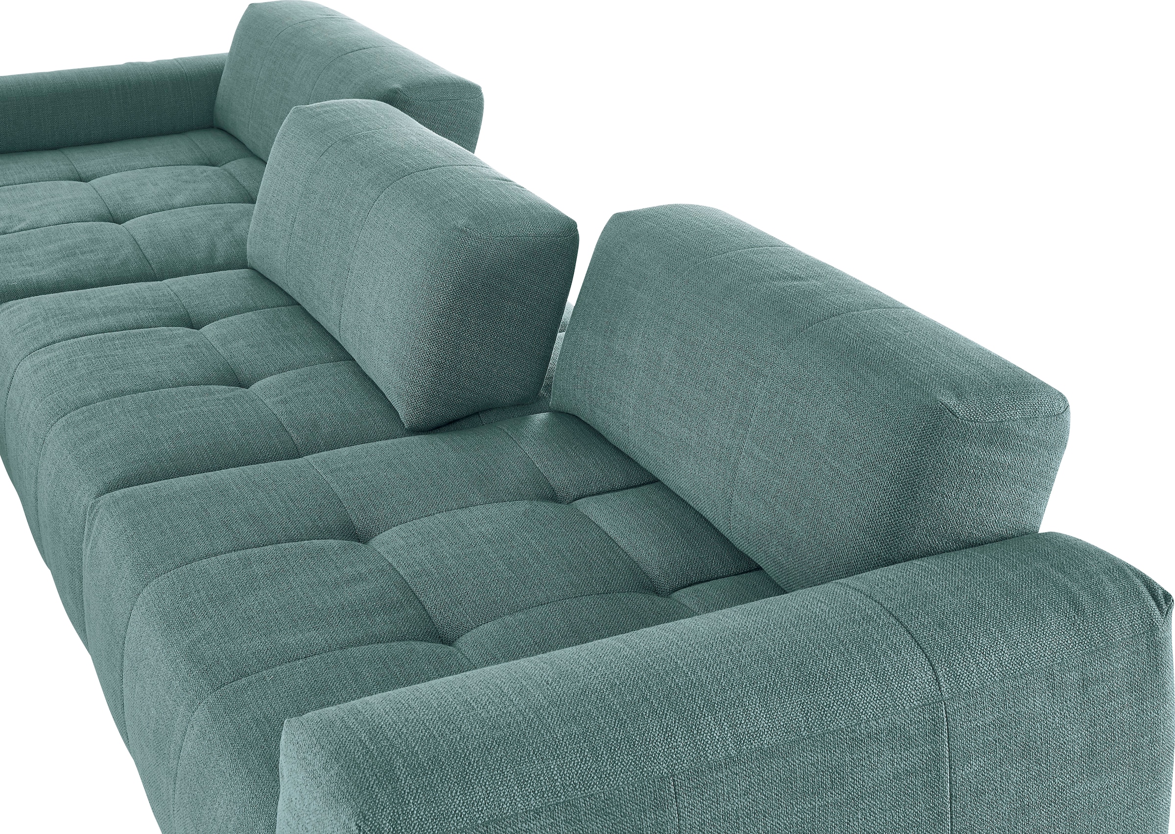 3C Candy Ecksofa »Yoshy mit Komfortfunktionen, modern und bequem, L-Form« Zwei verschiedene Sitztiefen durch verstellbare Rückenlehne