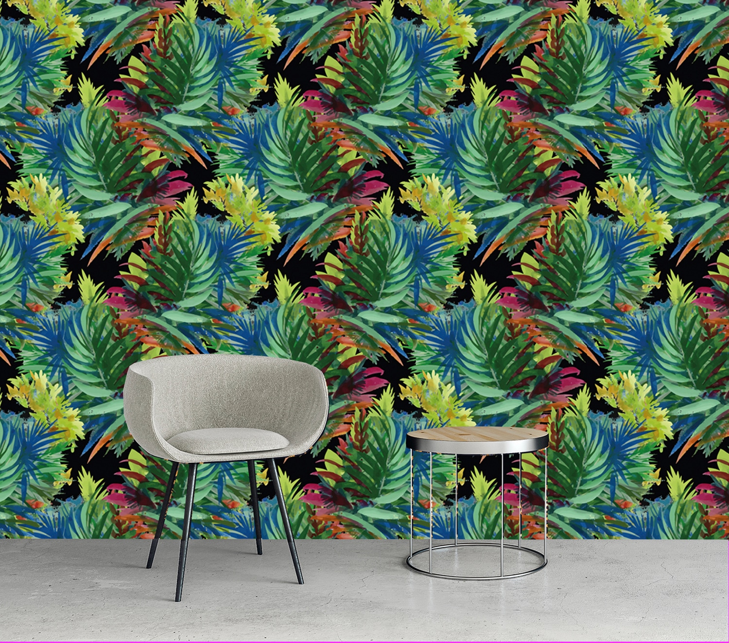 queence Vinyltapete »Zachary«, bedruckt-Motiv-botanisch-floral-gemustert-natürlich, 90x250cm, selbstklebend, kinderleichte Anbringung, Sticker