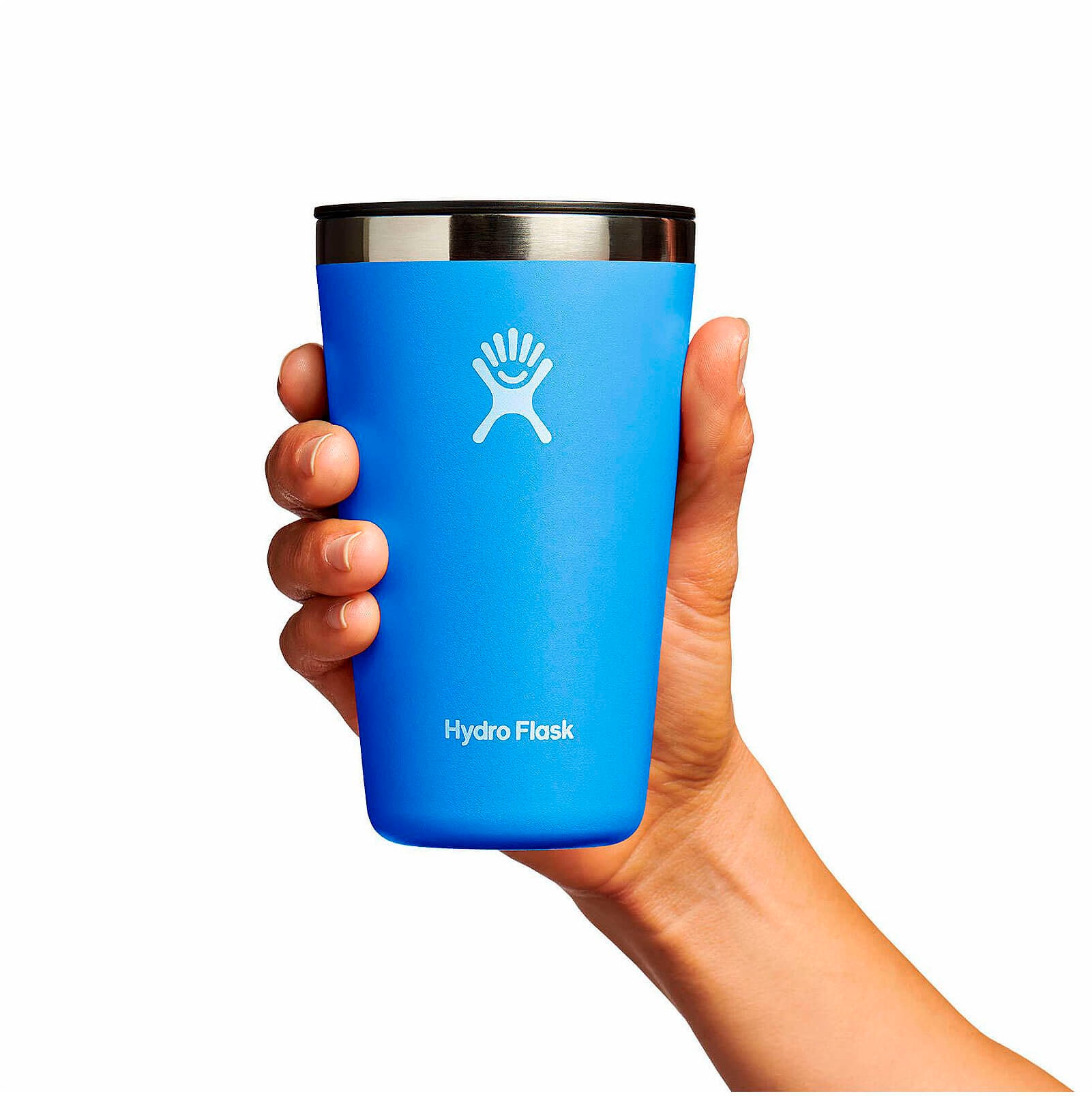 Hydro Flask Becher »16 oz All Around Tumbler Press-In-Lid«, (1 tlg.), doppelwandige TempShield™-Vakuumisolierung, 473 ml