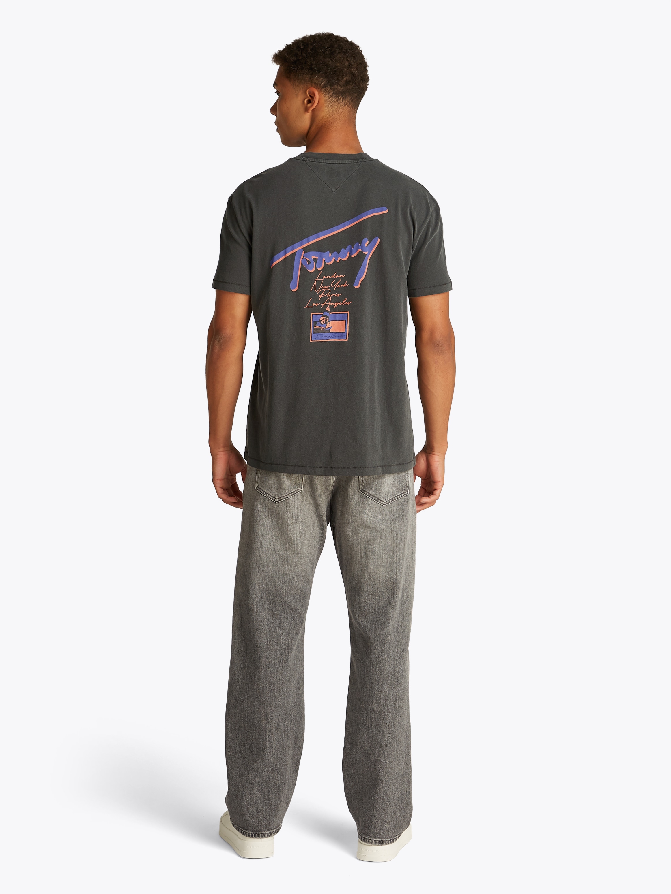 Tommy Jeans T-Shirt »TJM RLX FADED GRAPHIC TEE EXT«, mit großem Rückendruck