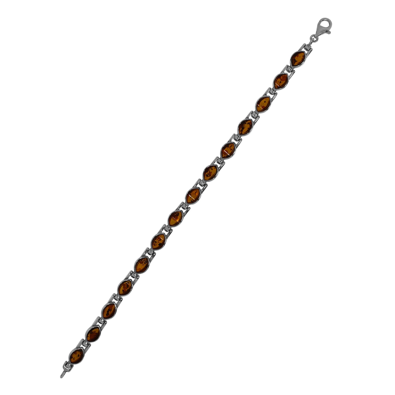 OSTSEE-SCHMUCK Armband »- Uzay - Silber 925/000 - Bernstein«