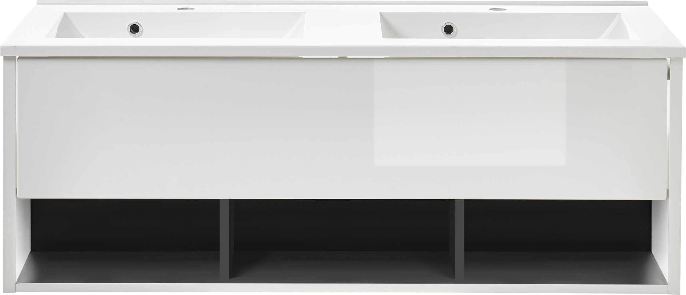 PLACES OF STYLE Badmöbel-Set »Studio Line, Bad im modernen Design, 3-teiliges Badezimmer« 3 Stk. tlg.