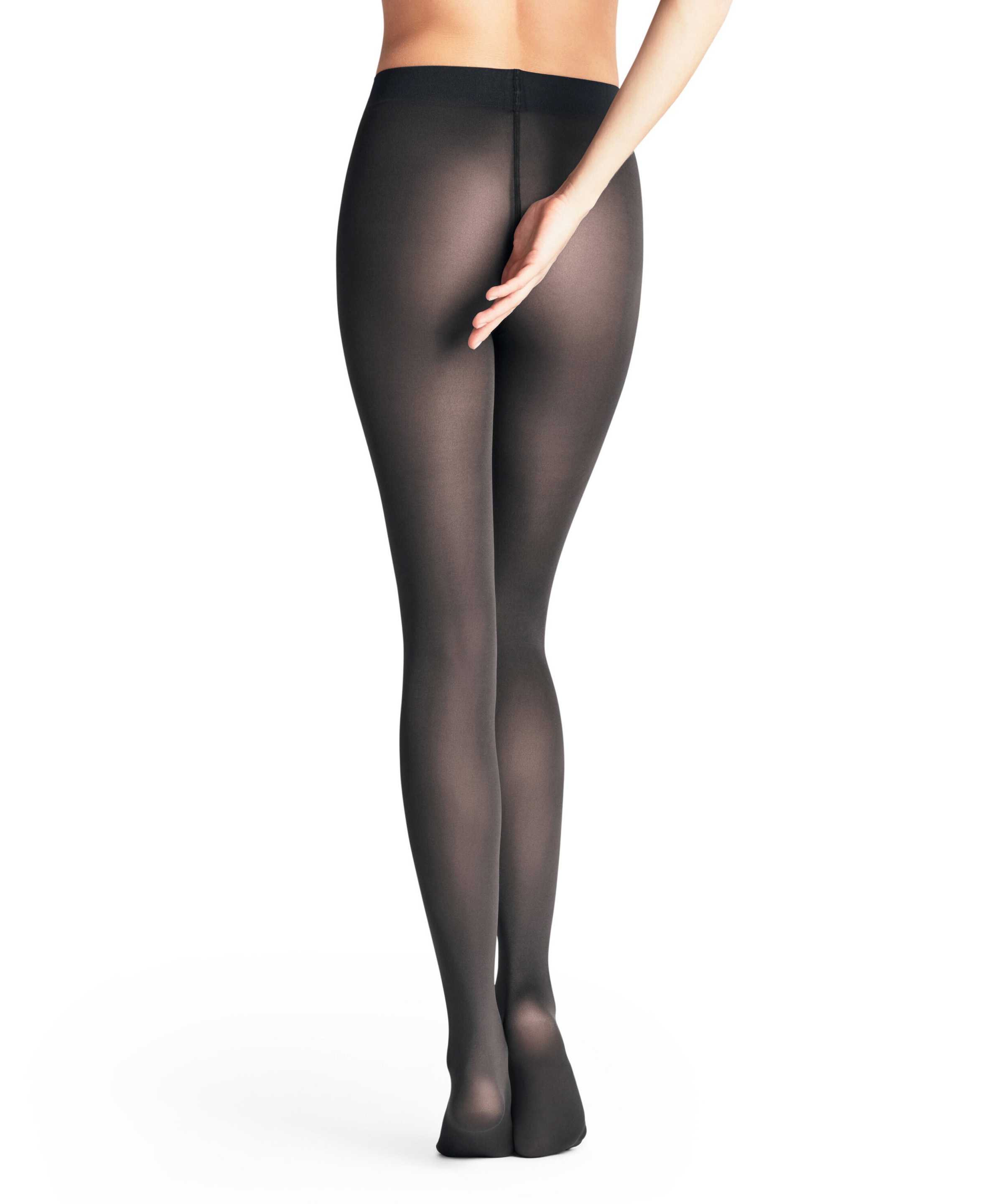 FALKE Feinstrumpfhose »Seidenglatt«, Druckfreier Komfortbund, semi-blickdicht, glänzend