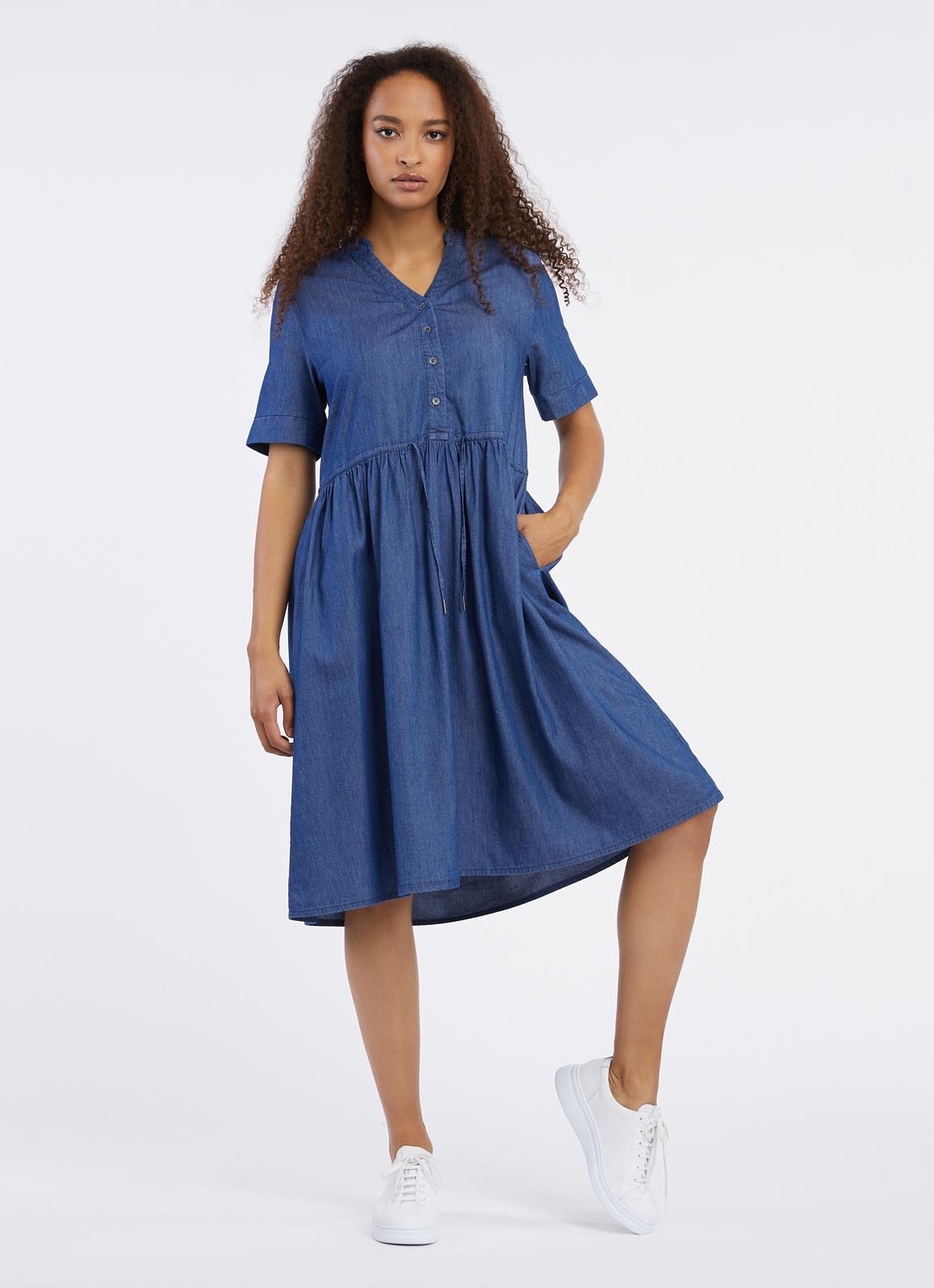Ragwear Sommerkleid »CASAREA DENIM«, im Denim Look