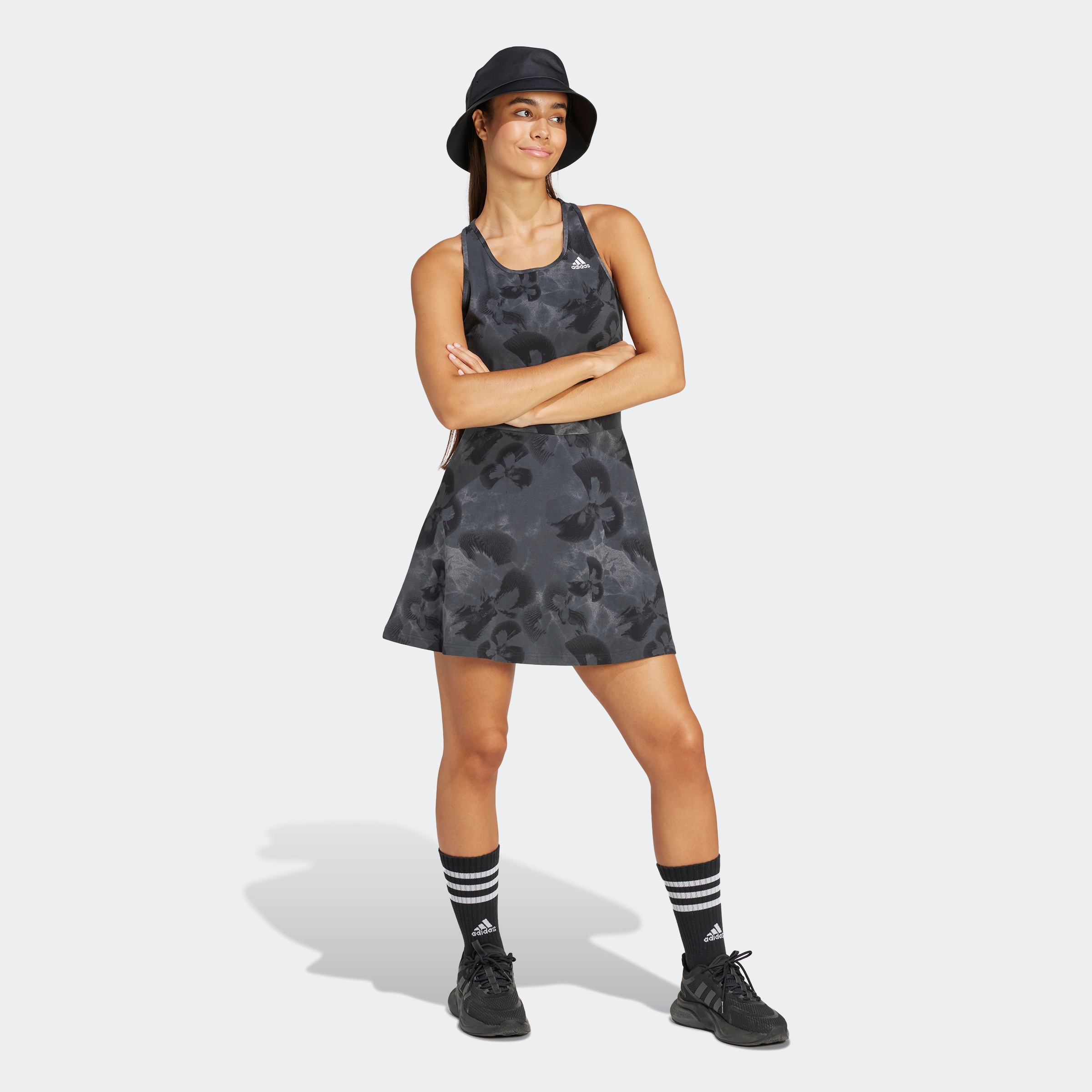 adidas Sportswear Shirtkleid »W AOP DRESS«, (1 tlg.)