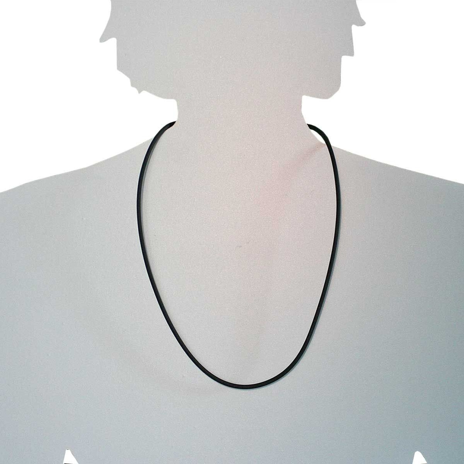OSTSEE-SCHMUCK Halsreif »- Kautschuk 3,0 mm - Kautschuk - ,«