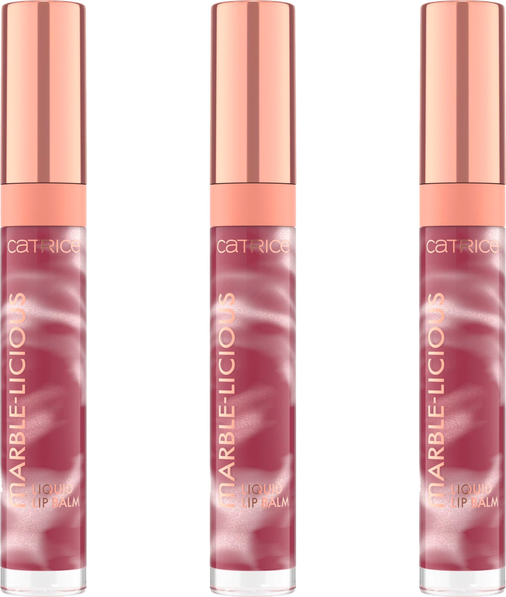 Lipgloss »Marble-licious Liquid Lip Balm«, (Set, 3 tlg.)