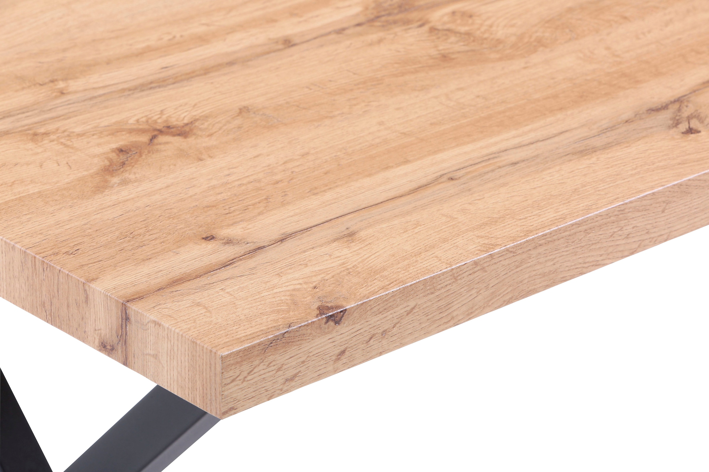 Home affaire Esstisch »Aage«, Wildeiche-Dekor, Breite 160 cm