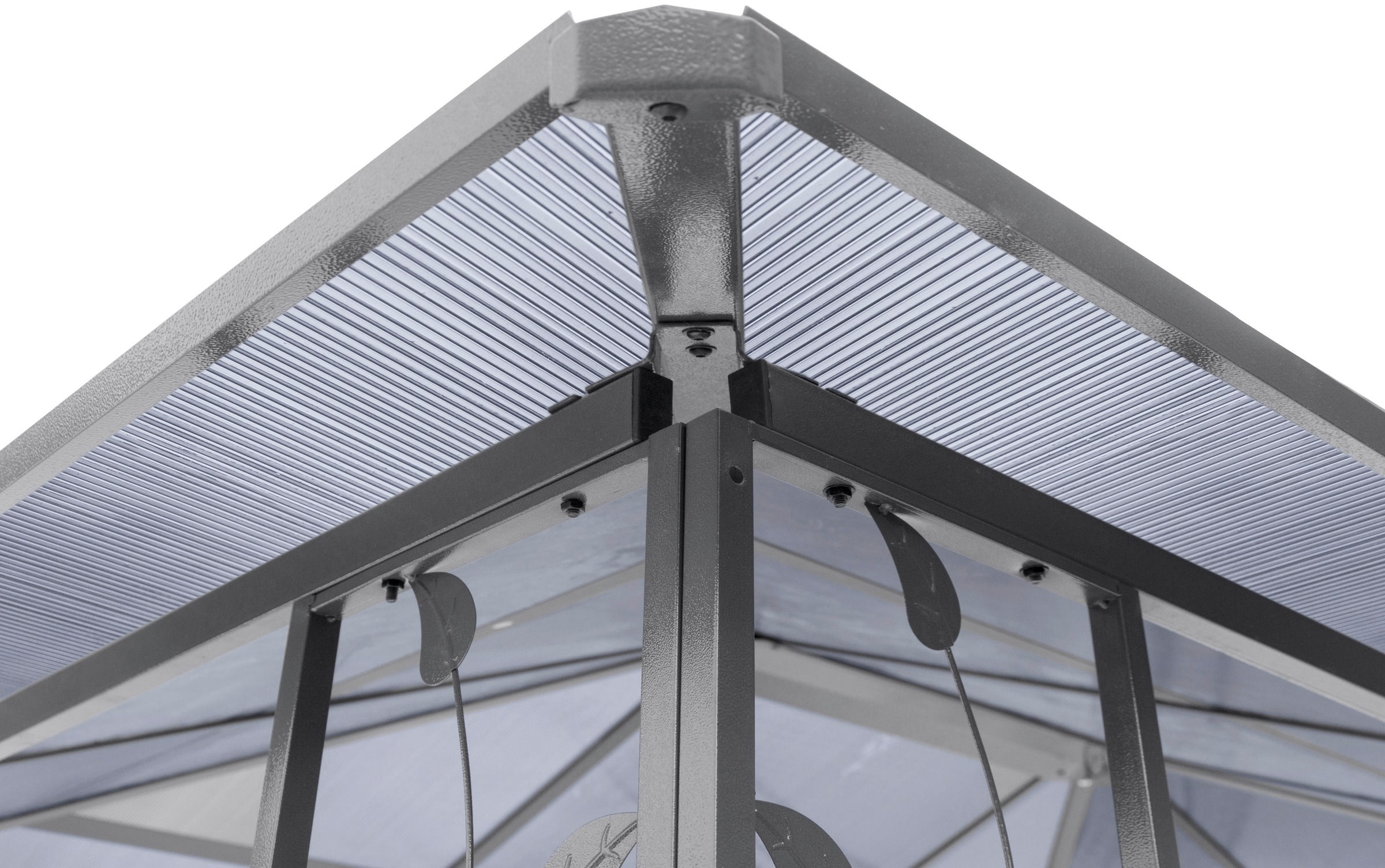 KONIFERA Pavillon »Valencia«, Blätter-Optik, 300x300 cm oder 300x400 cm, Stahlgestell