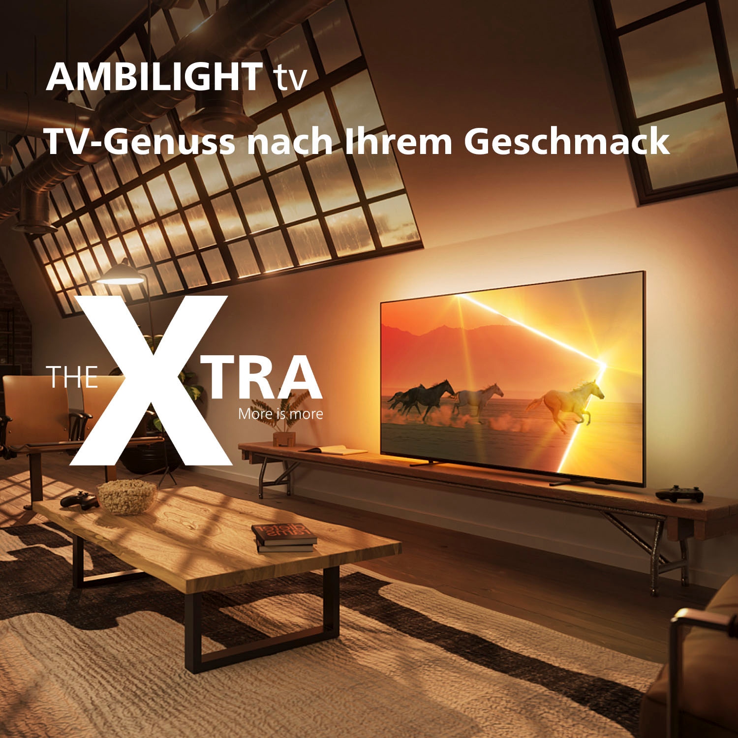 Philips Mini-LED-Fernseher »55PML9008/12«, 139 cm/55 Ultra Smart-TV UNIVERSAL HD, XXL ➥ | Garantie 4K Jahre 3 Zoll
