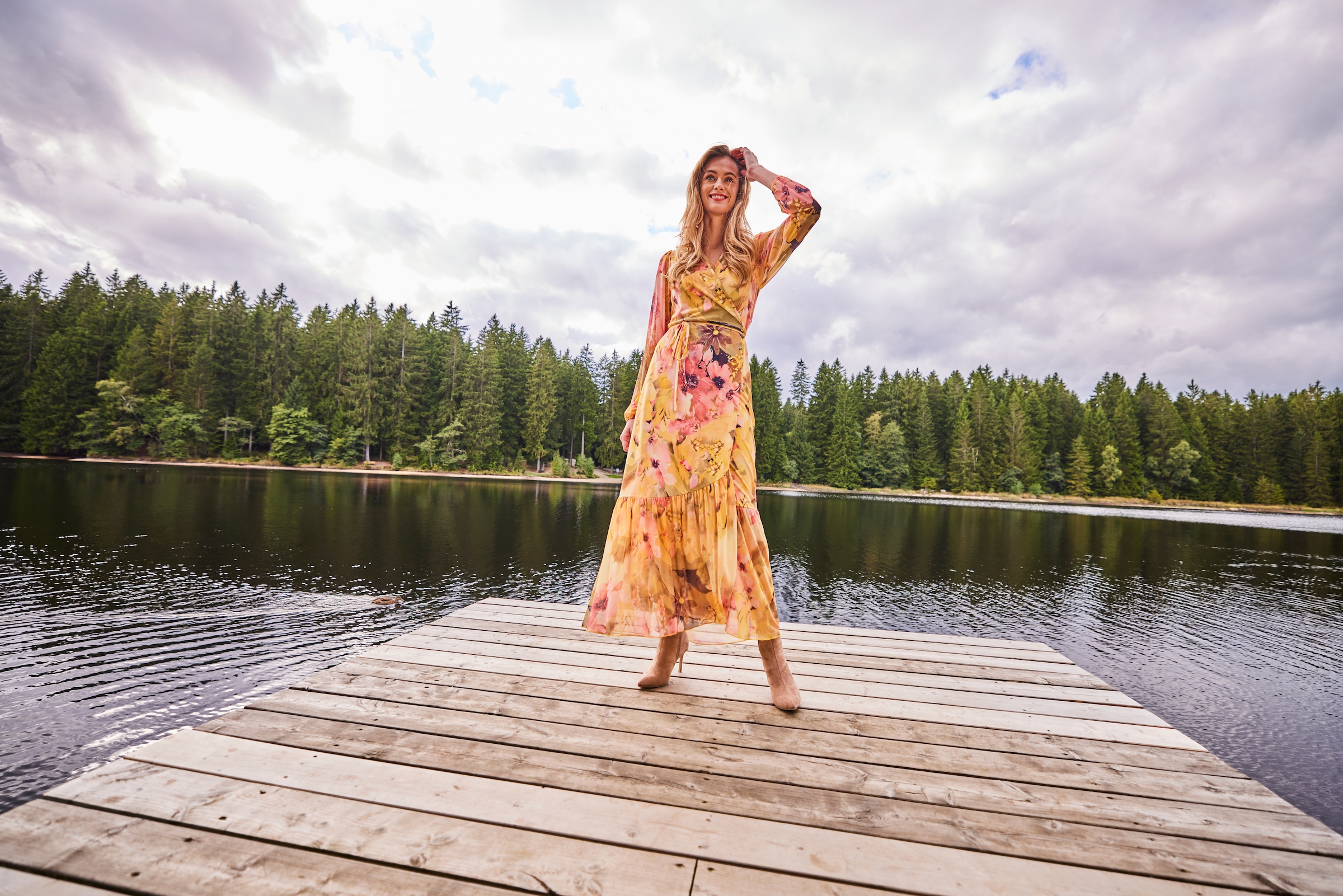 Aniston CASUAL Wickelkleid