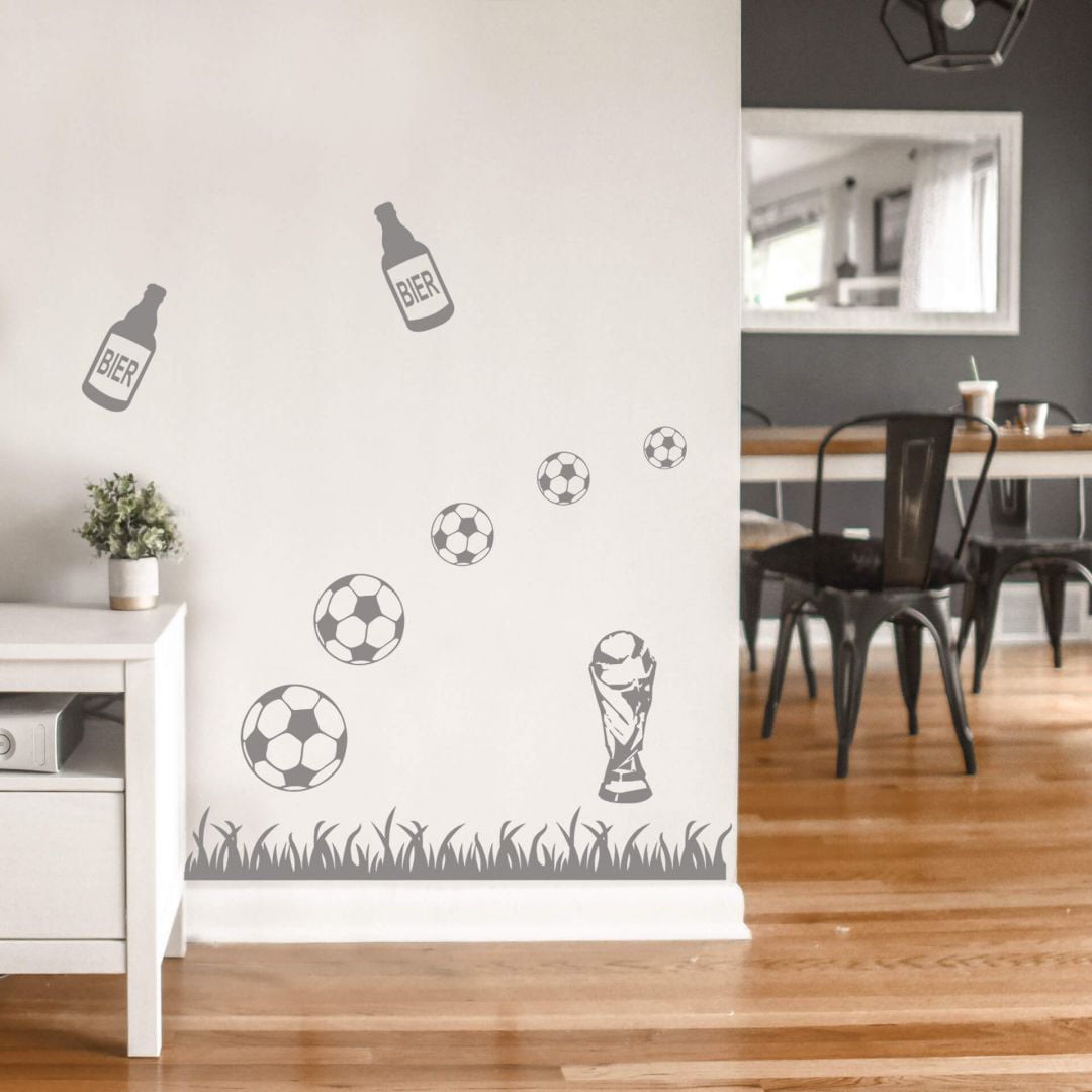 St.) (1 Fußballset«, bestellen Wandtattoo Wall-Art »Fußball bequem