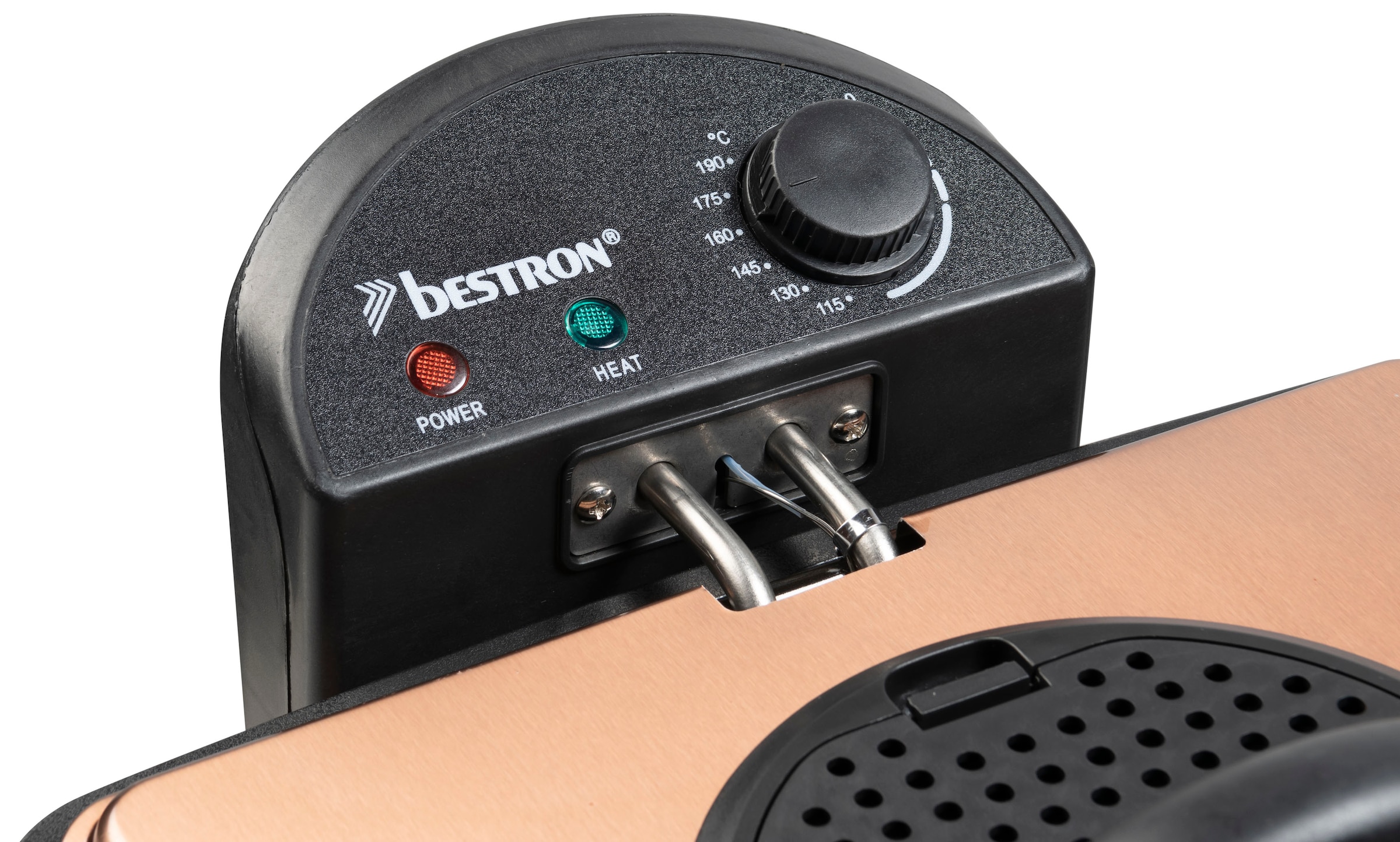 bestron Fritteuse »DF402B Cool Zone«, 2000 W, Fassungsvermögen 1x ca. 1,5 kg/2x ca. 0,75 kg, 3 Frittierkörbe, 4 l