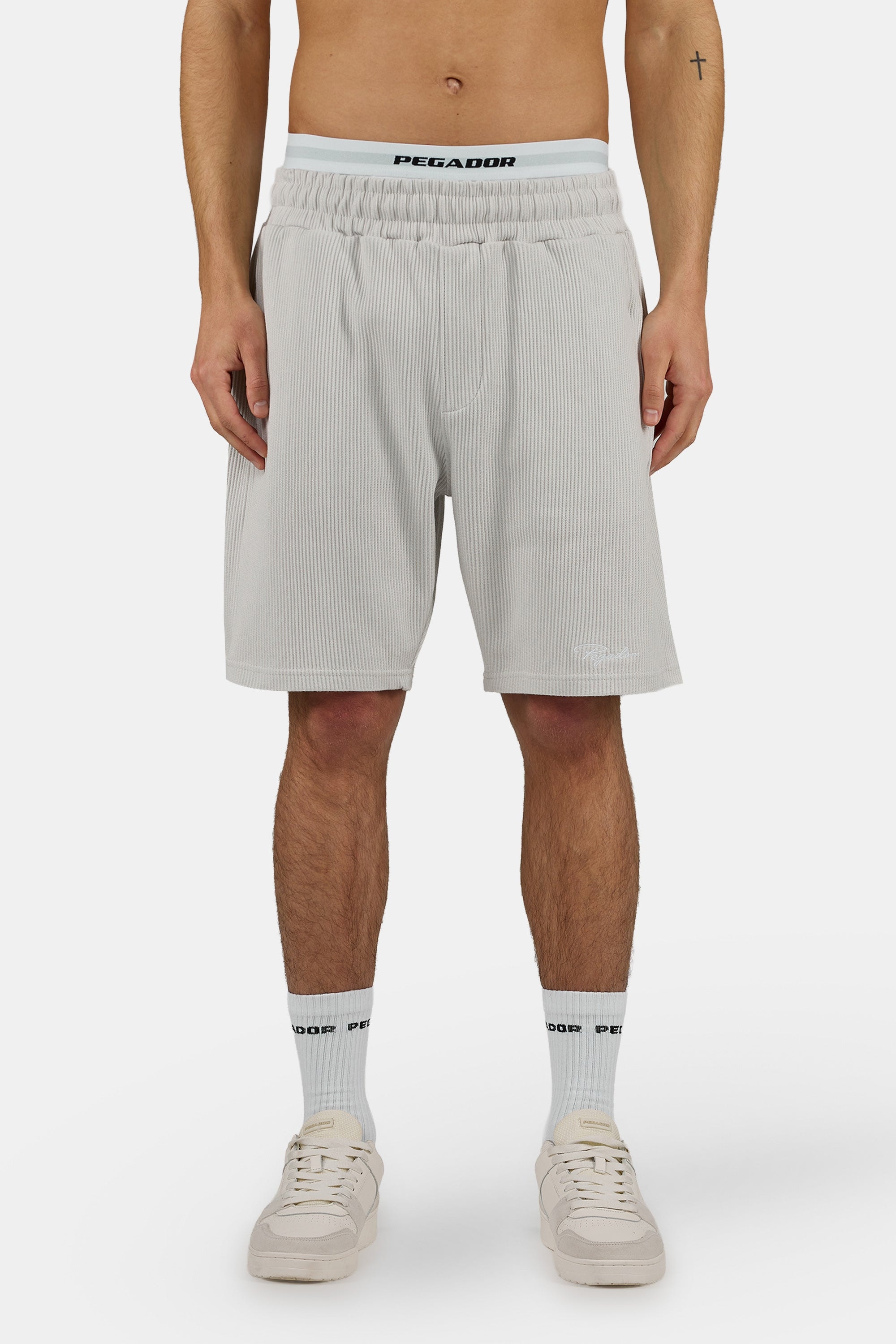 PEGADOR Shorts »Signar Heavy Rib Shorts«  Baumwolle, regular fit