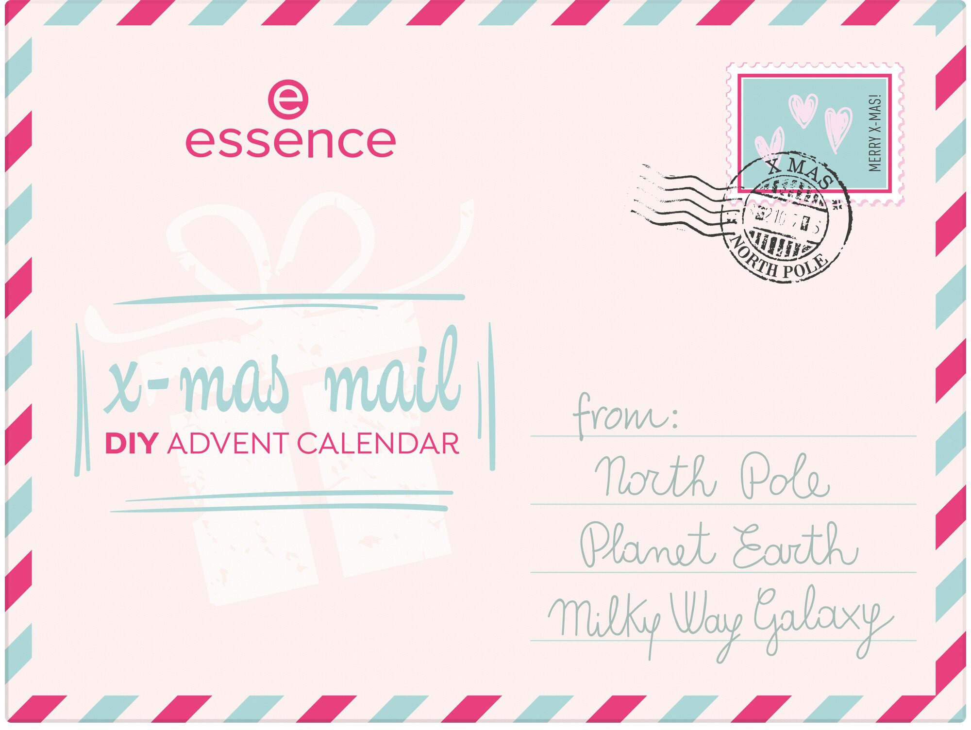 Essence Adventskalender »x-mas mail DIY ADVENT CALENDAR«, ab 14 Jahren  günstig online kaufen | Adventskalender für Frauen