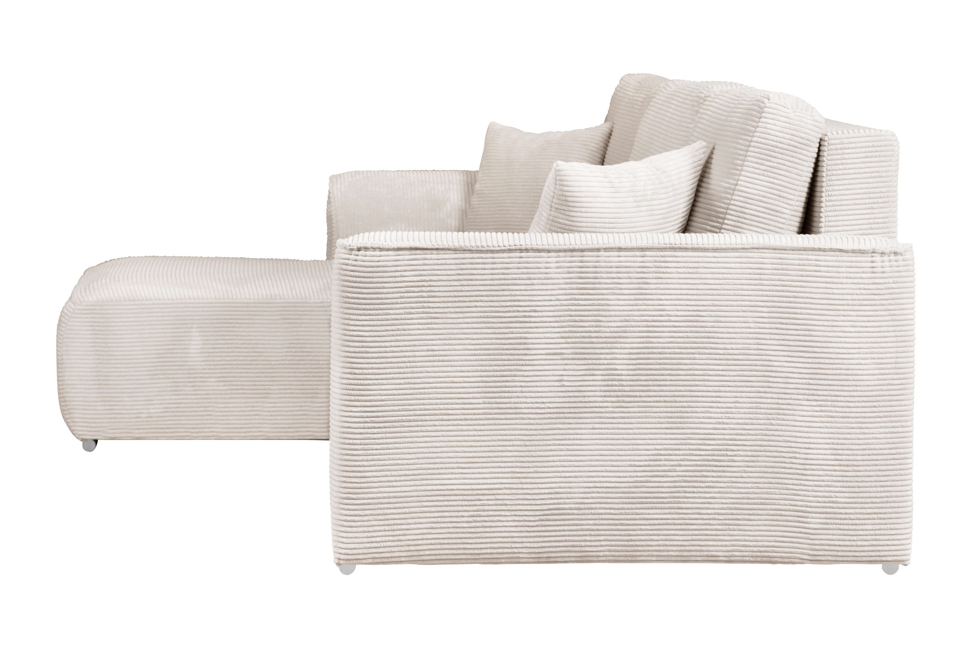 OTTO home Ecksofa »BEATRICE optionale Schlafsofa mit Bettkasten, B/T/H: 265/170/86 cm« L-Form, wahlweise auch mit Bettfunktion und Bettkasten