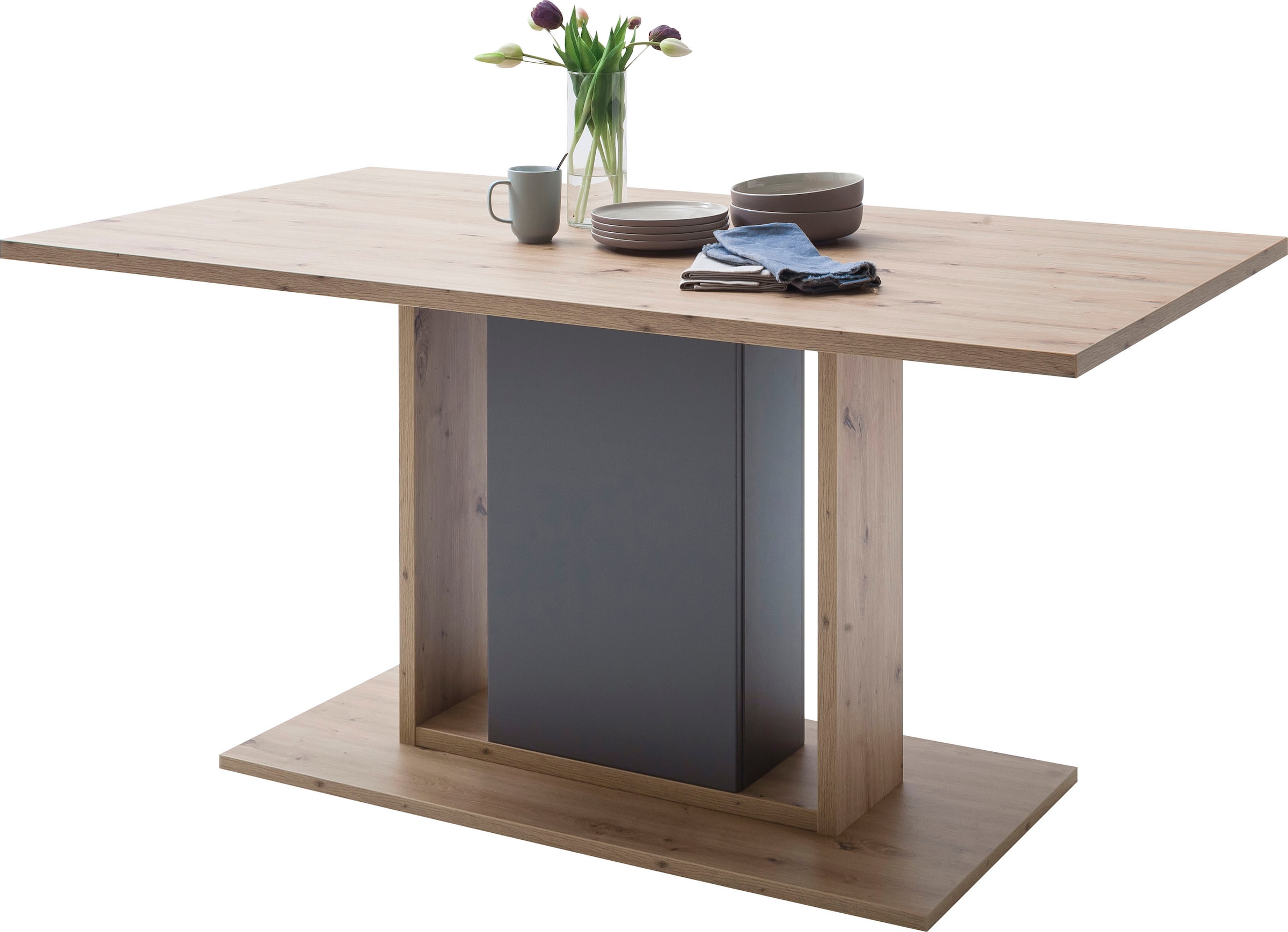 MCA furniture Esstisch Rechnung modern, kaufen 80 auf Tisch Kg bis Landhausstil breit »Lizzano«, cm 160 belastbar