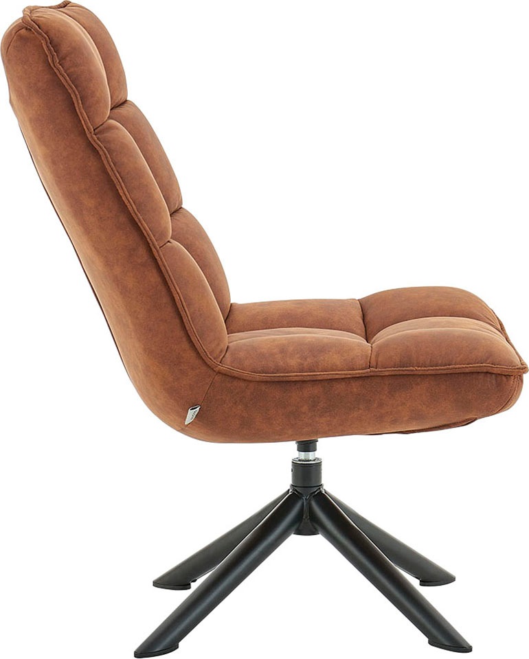 andas Drehsessel »Wanja«, mit Metallgestell und Samtvelours Bezug, Sitzhöhe 47 cm, Relaxsessel