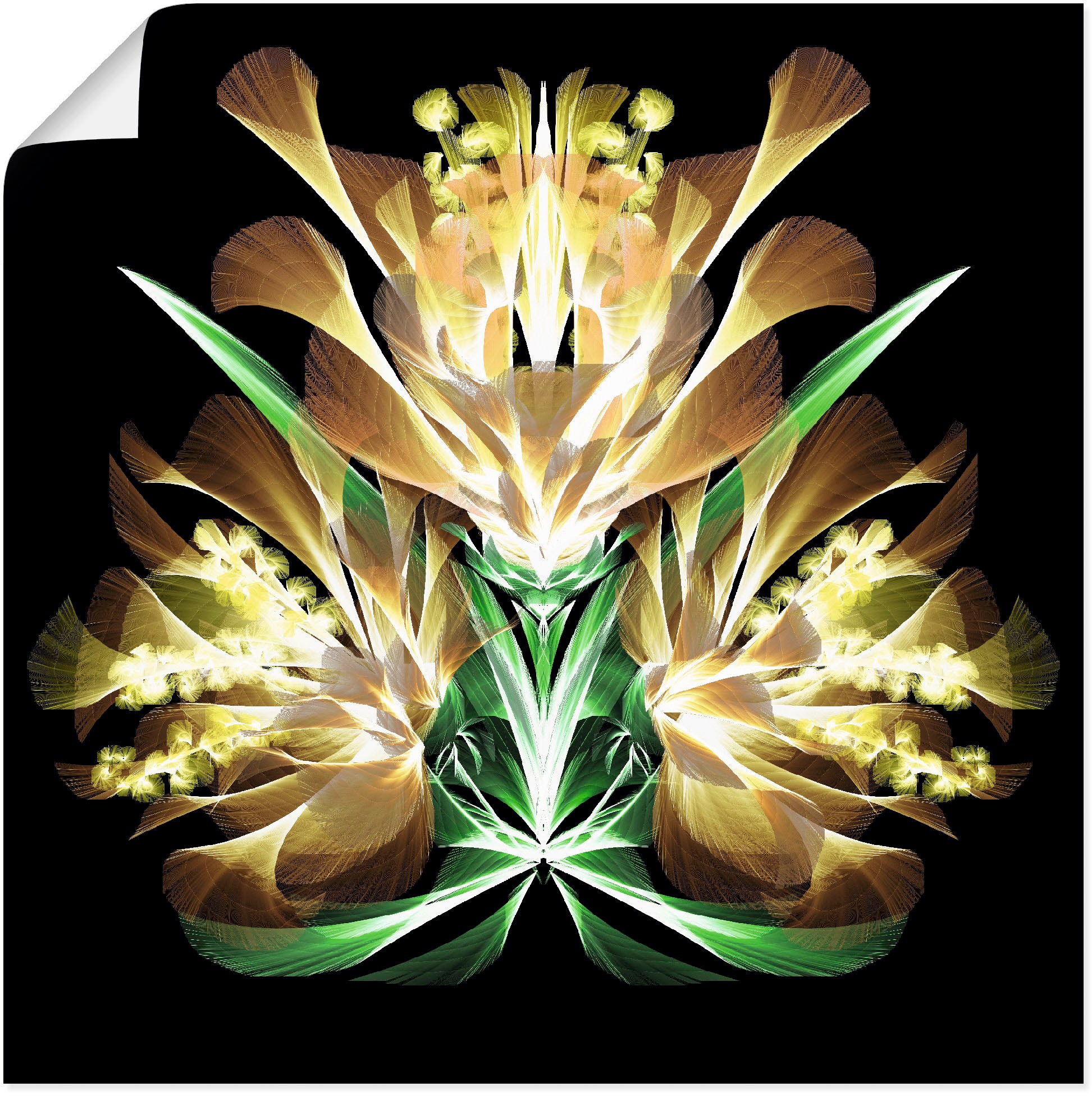 Artland Wandbild »Moderne Blütenkunst«, klassische Fantasie, (1 St.), als  Alubild, Leinwandbild, Wandaufkleber oder Poster in versch. Größen auf  Rechnung bestellen
