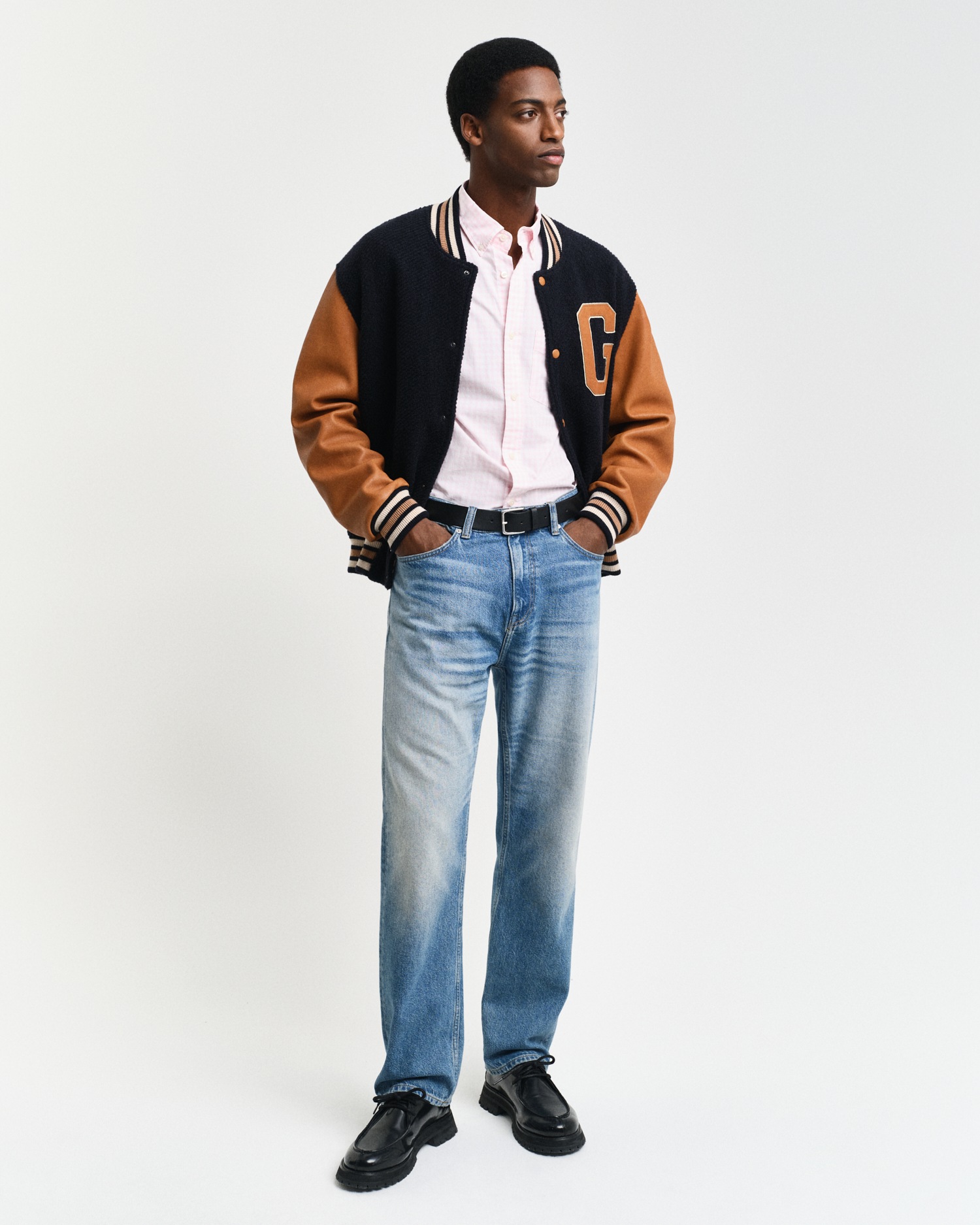 Gant Langarmhemd »REG POPLIN GINGHAM SHIRT«, mit Logostickerei auf der Brust