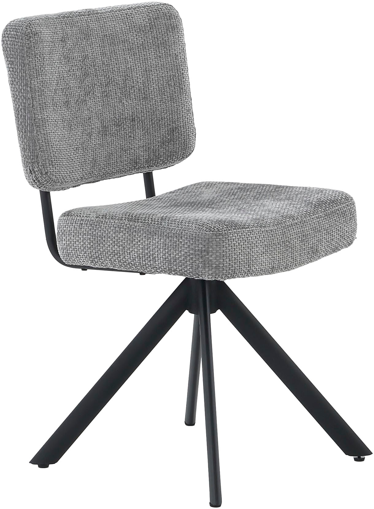 Jockenhöfer Gruppe Drehstuhl »Gloria (Set, 4 St.)«, (Set), 4 St., Chenille, Inklusive Drehfunktion (360°), Taschenfederkern, Chenille