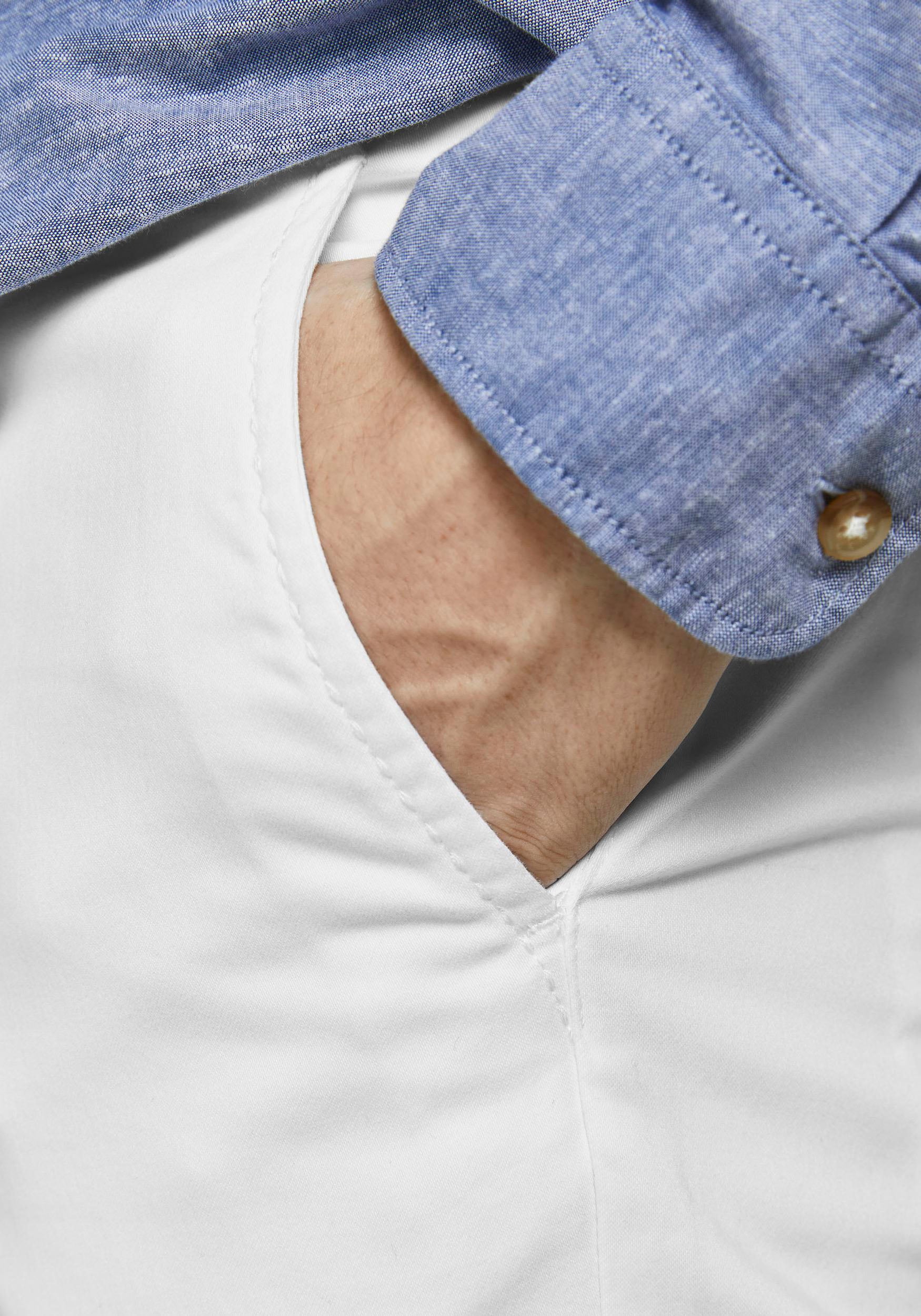 Jack & Jones Chinos »JPSTMARCO mit Stretchkomfort und schmalem Bein«, mit Reißverschluss