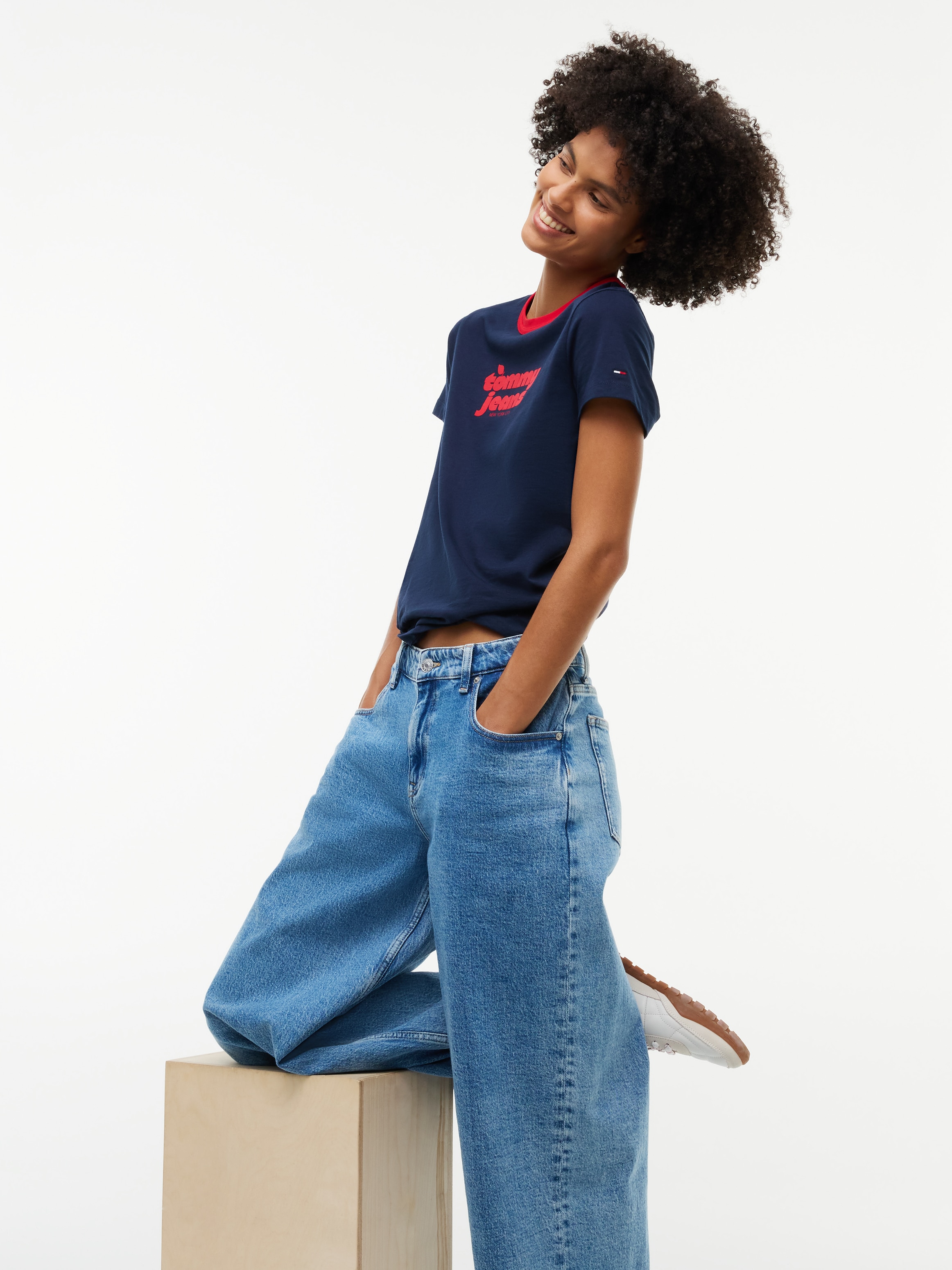 Tommy Jeans Loose-fit-Jeans »DAISY  LOW RISE LOOSE BJ4138« Baumwollmischung