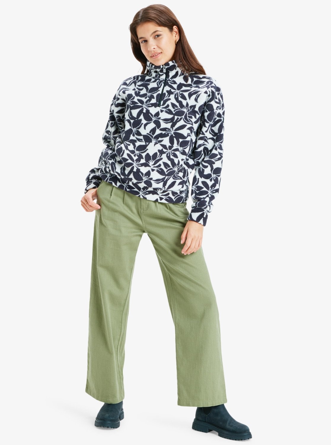 Roxy Strickfleece-Pullover »LIVE OUT LOUD«, 1 Stk.
