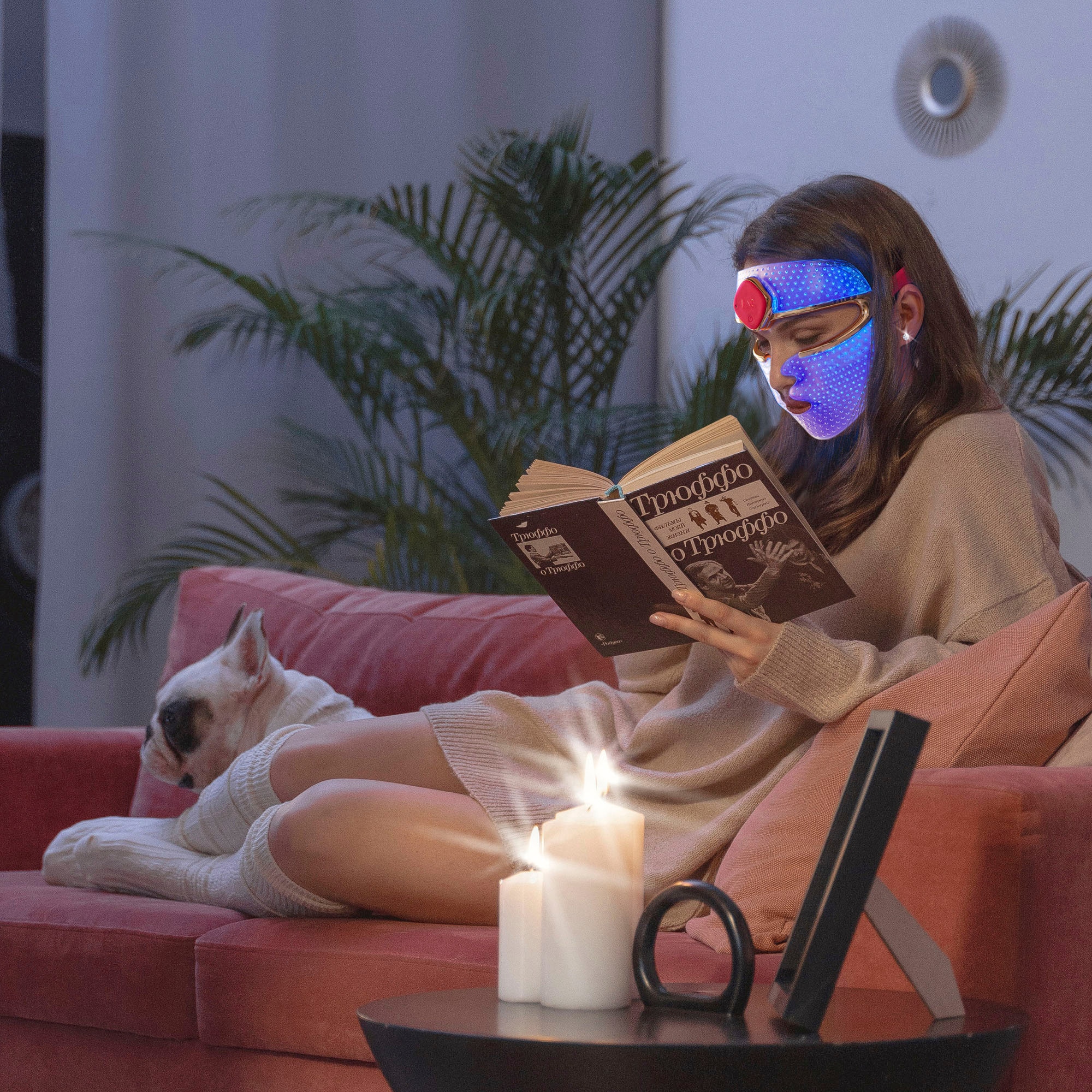 FAQ™ Farben Mikrodermabrasionsgerät mit 3 XXL LED mit LED 3 Gesichtsmaske Face 201 Jahren »FAQ™ Silicone Mask«, Garantie