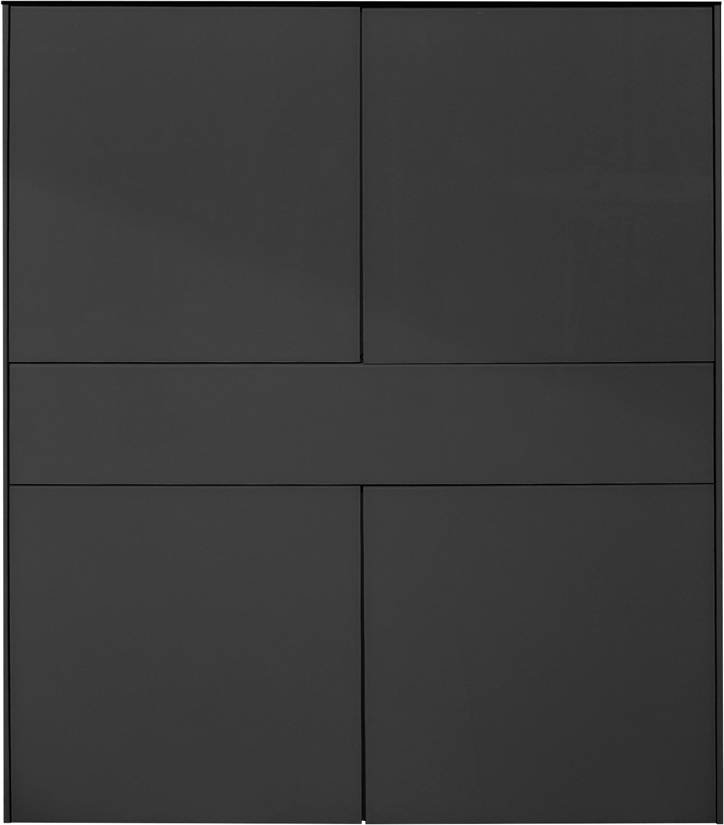 Mäusbacher Highboard »Imola TOPSELLER!«, (OTTOs Choice), Mäusbacher Highboard, Breite 121 cm, mit Glasfront und Glasoberplatte